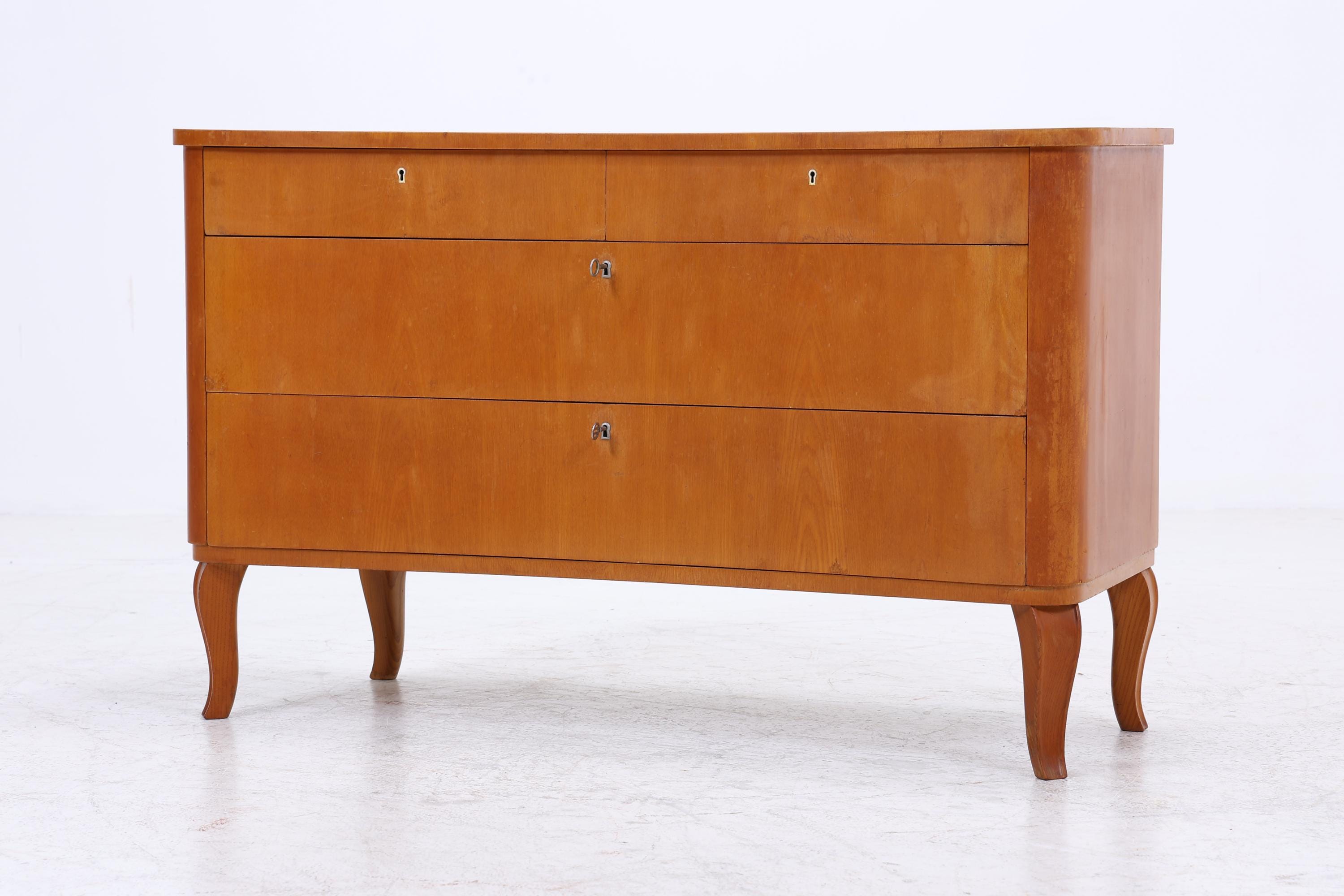 Vintage Kommode | Mid Century Schubladen Schrank Holz Aufbewahrung 60er Jahre