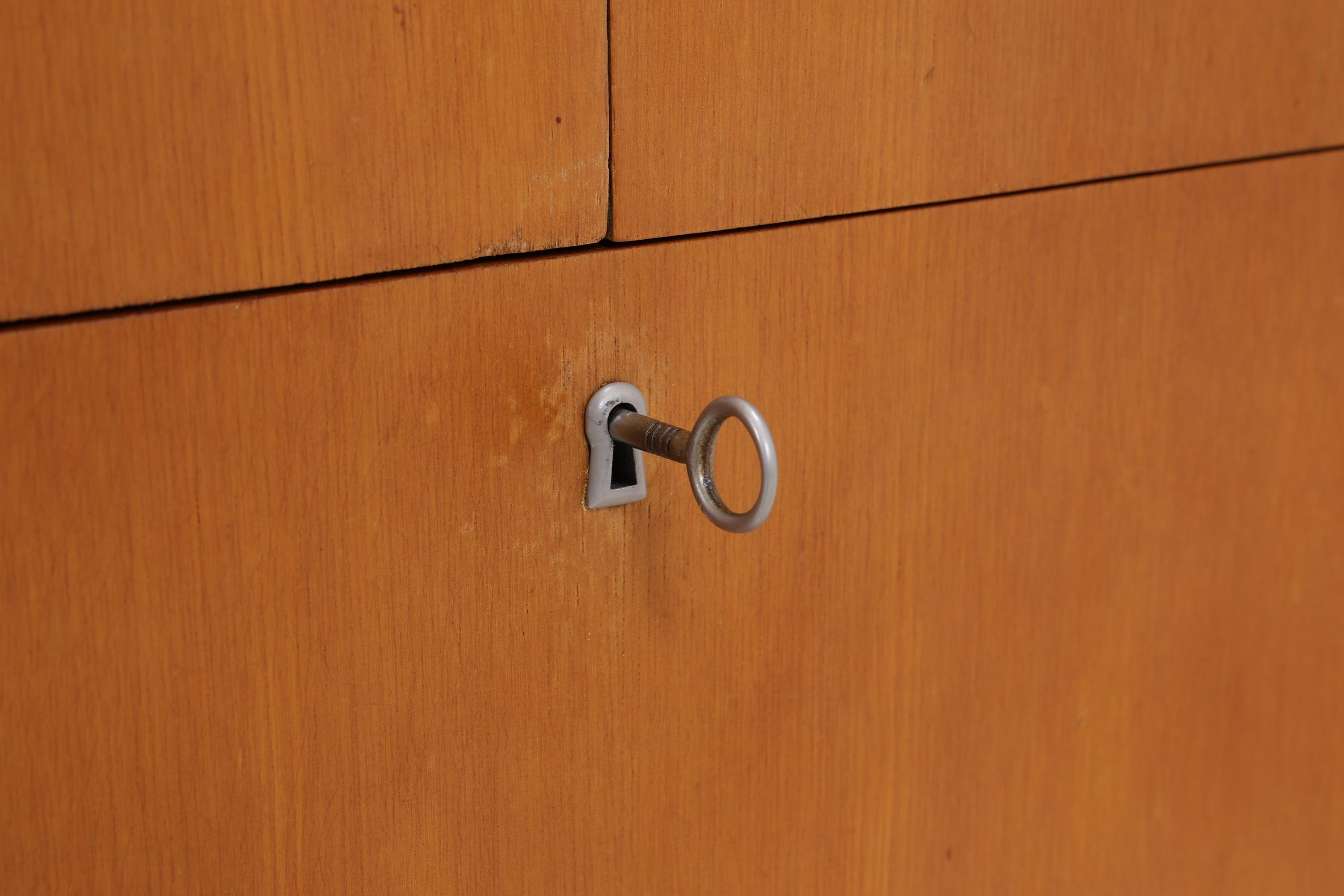 Vintage Kommode | Mid Century Schubladen Schrank Holz Aufbewahrung 60er Jahre