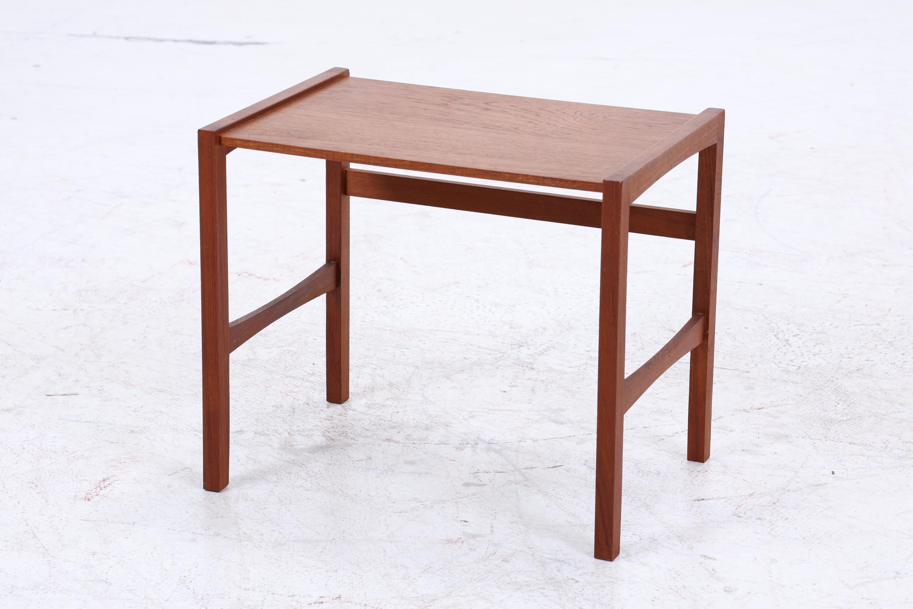 Vintage Beistelltisch | Mid Century Couchtisch | Telefontisch 60er Jahre Eckig