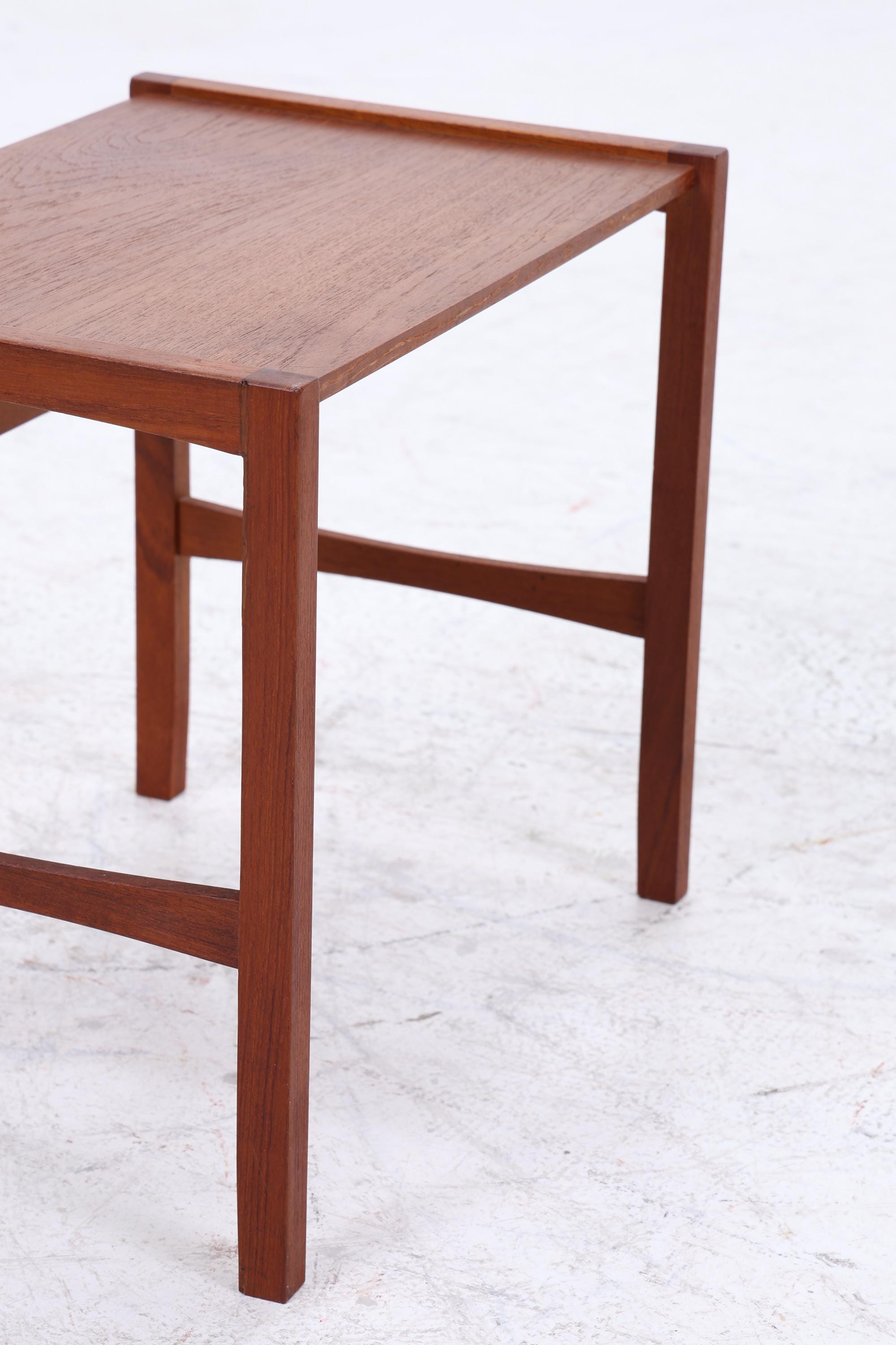 Vintage Beistelltisch | Mid Century Couchtisch | Telefontisch 60er Jahre Eckig