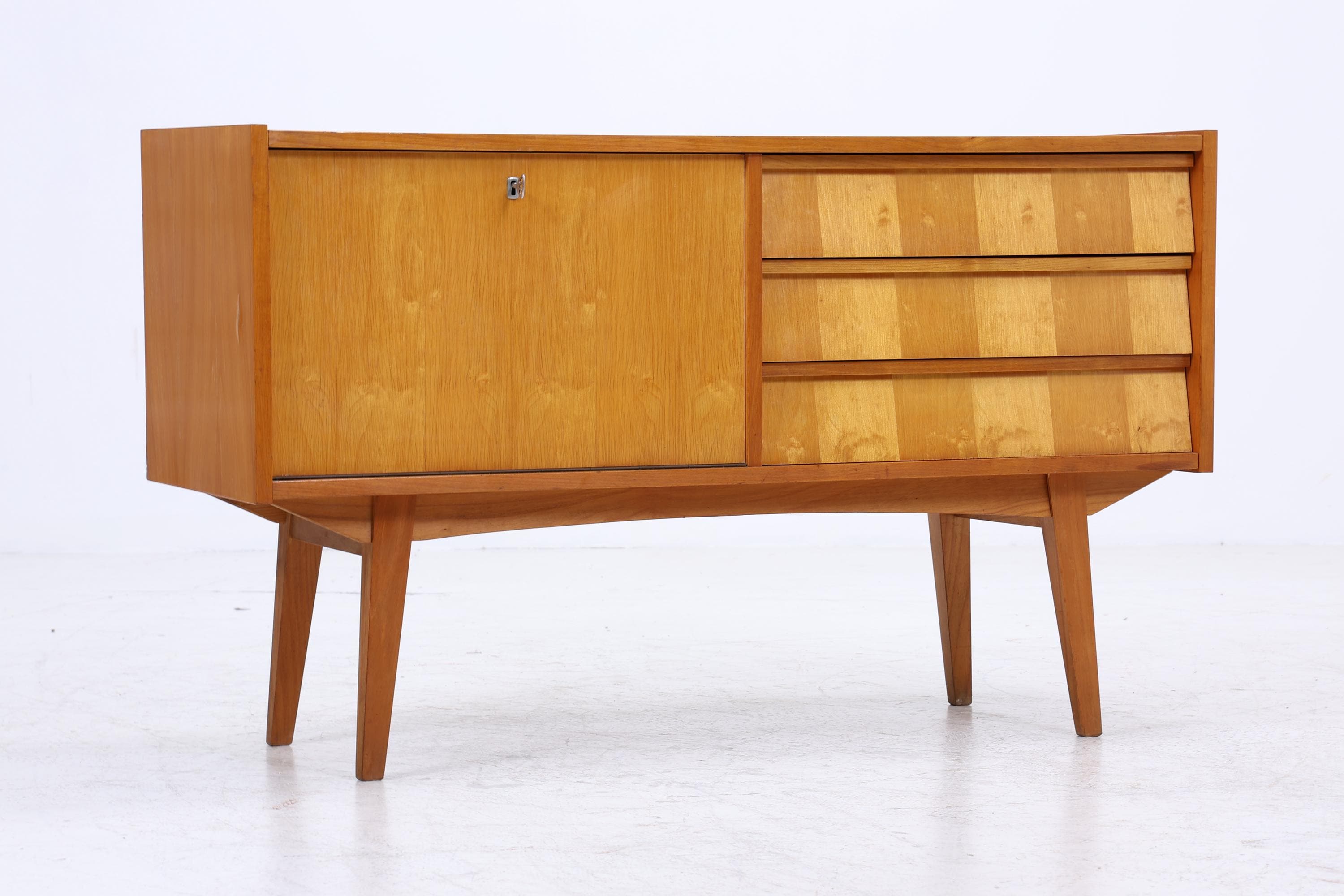 Vintage Kommode | Mid Century Schubladen Schrank Holz Aufbewahrung 60er Jahre