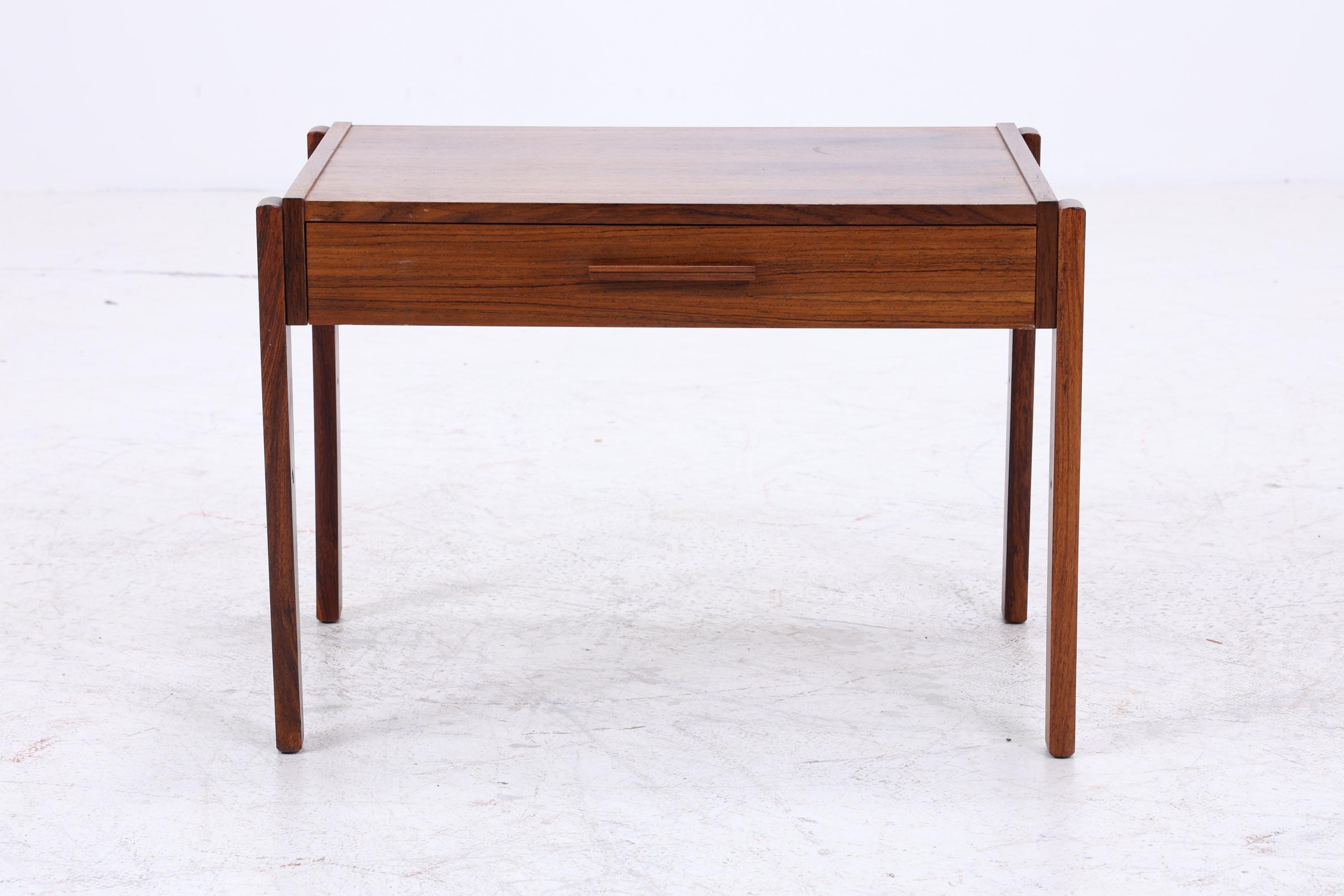 Wunderschöne Vintage Schubladen Kommode | Mid Century Schubladen Nachttisch | Retro 60er Jahre Palisander Aufbewahrung