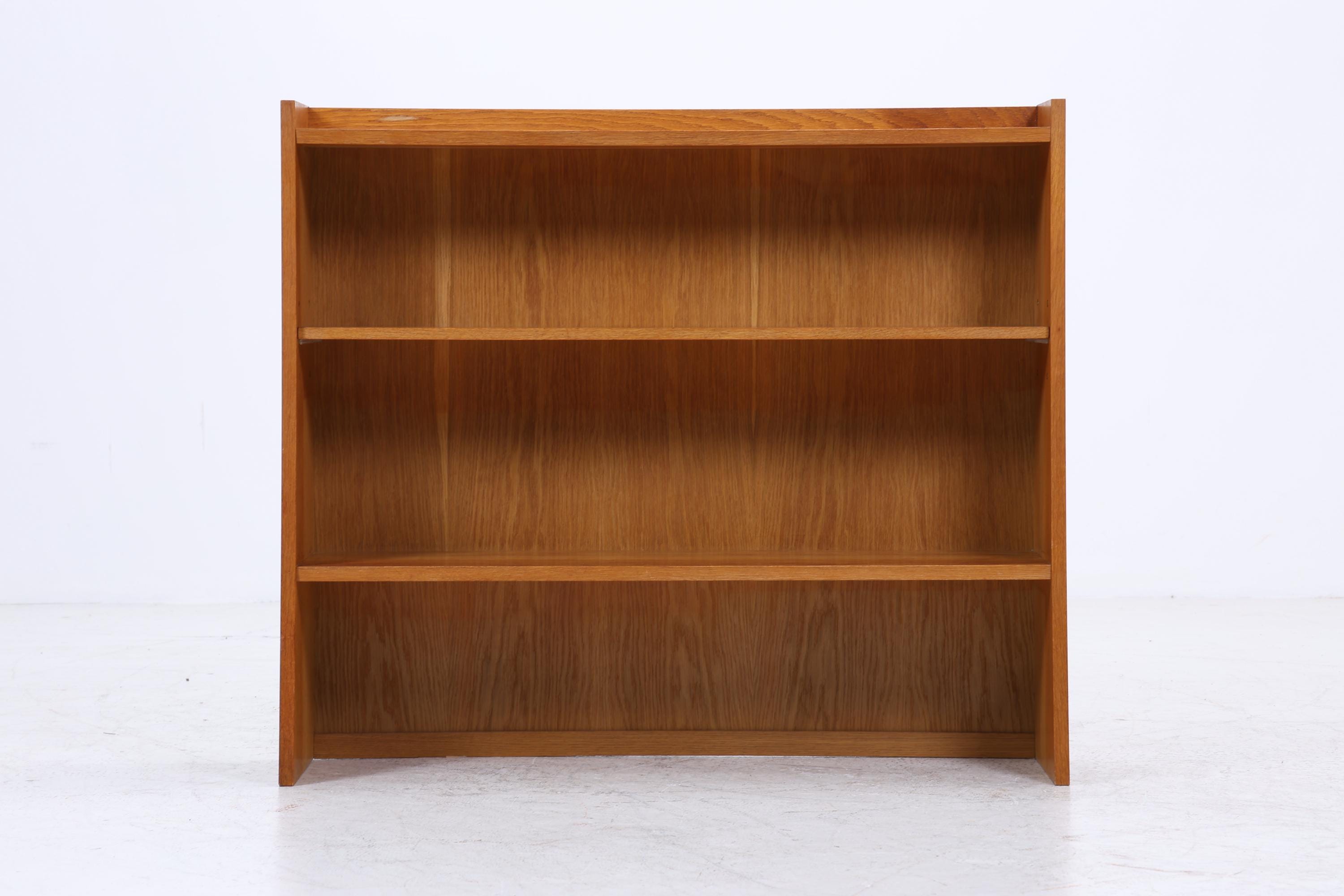 Vintage Hellerau Bücherregal aus Eiche | Mid Century Regal | 60er Retro Holz Aufbewahrung