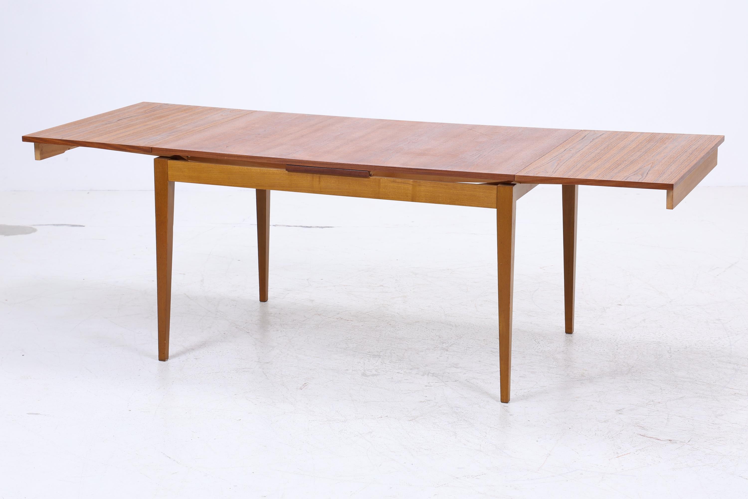 Vintage Esstisch | Mid-Century Ausziehbarer Küchentisch 1960er Holz