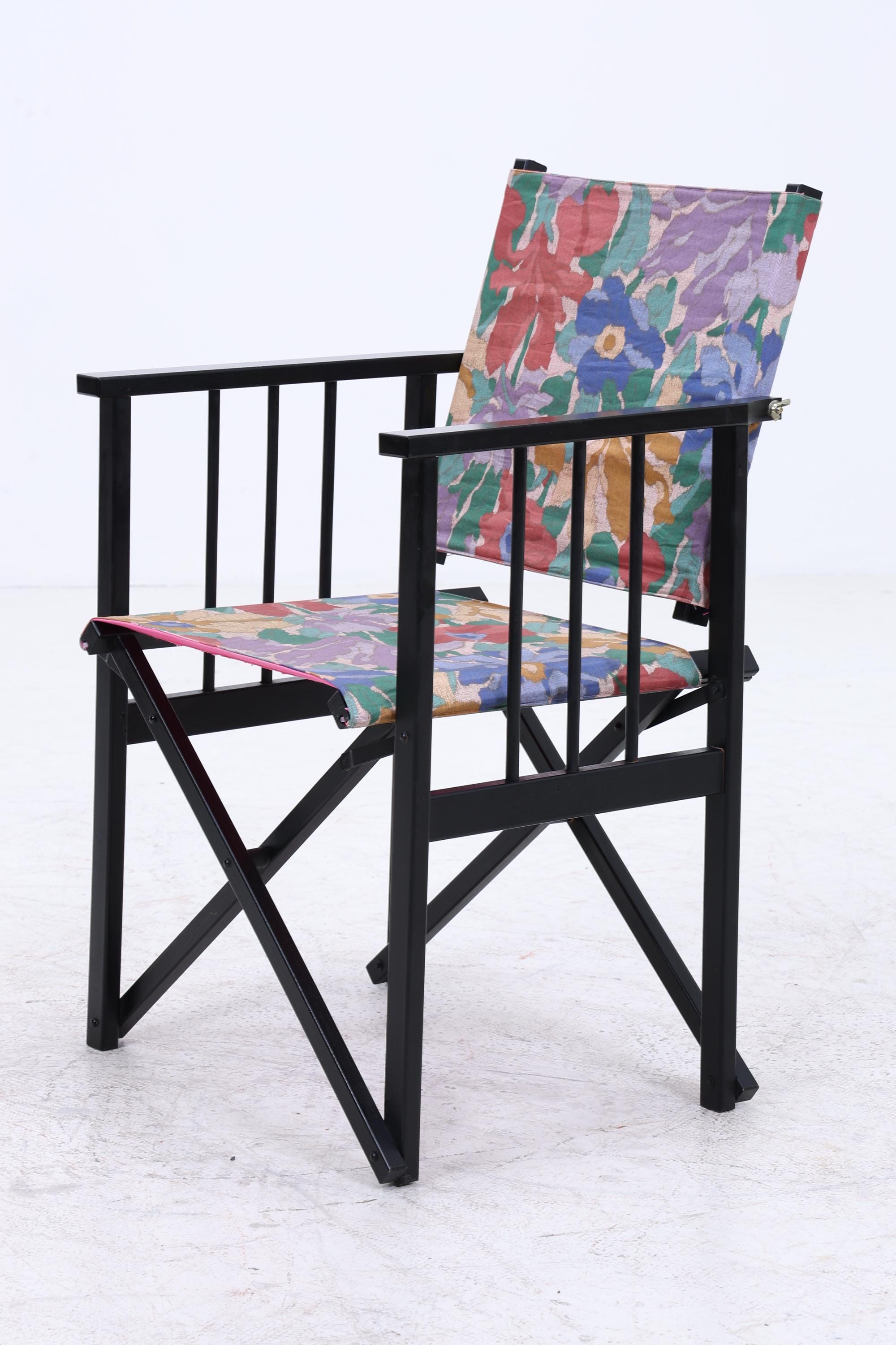 4er Set Vintage Regiestühle | E. Hyllinge Møbler | Dänisches Design | Klappfunktion