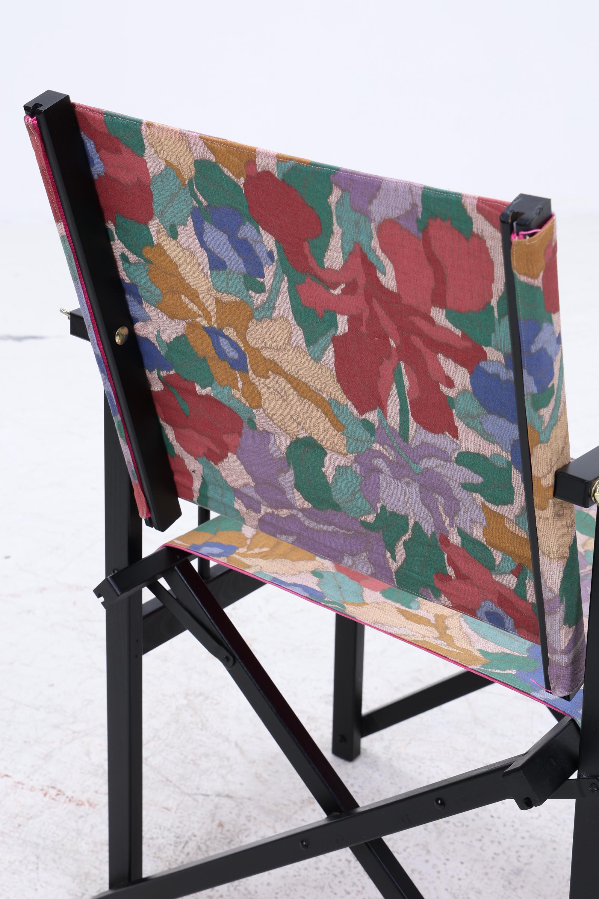 4er Set Vintage Regiestühle | E. Hyllinge Møbler | Dänisches Design | Klappfunktion