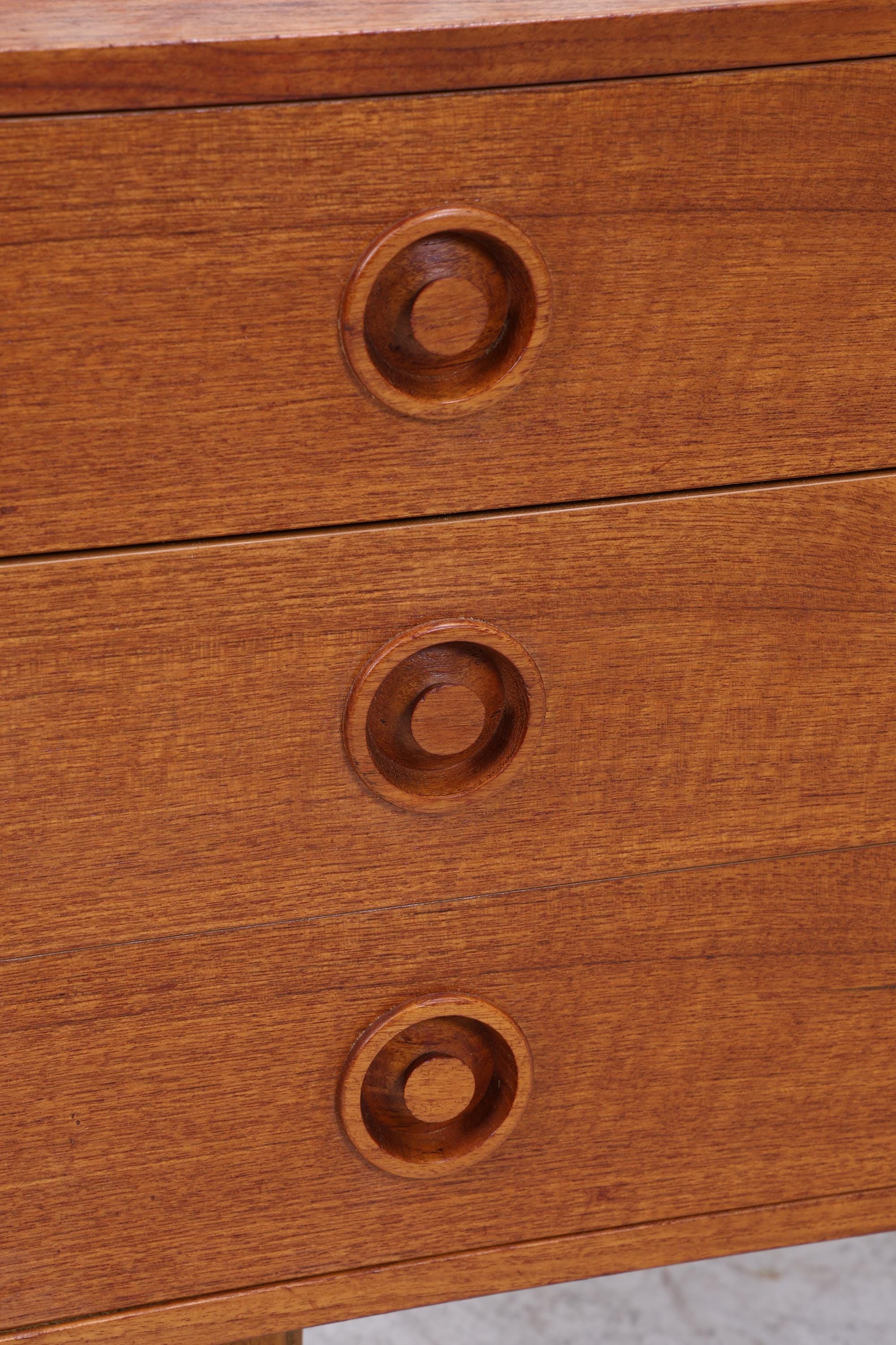 Vintage Teak Kommode | Mid-Century Schubladenkommode