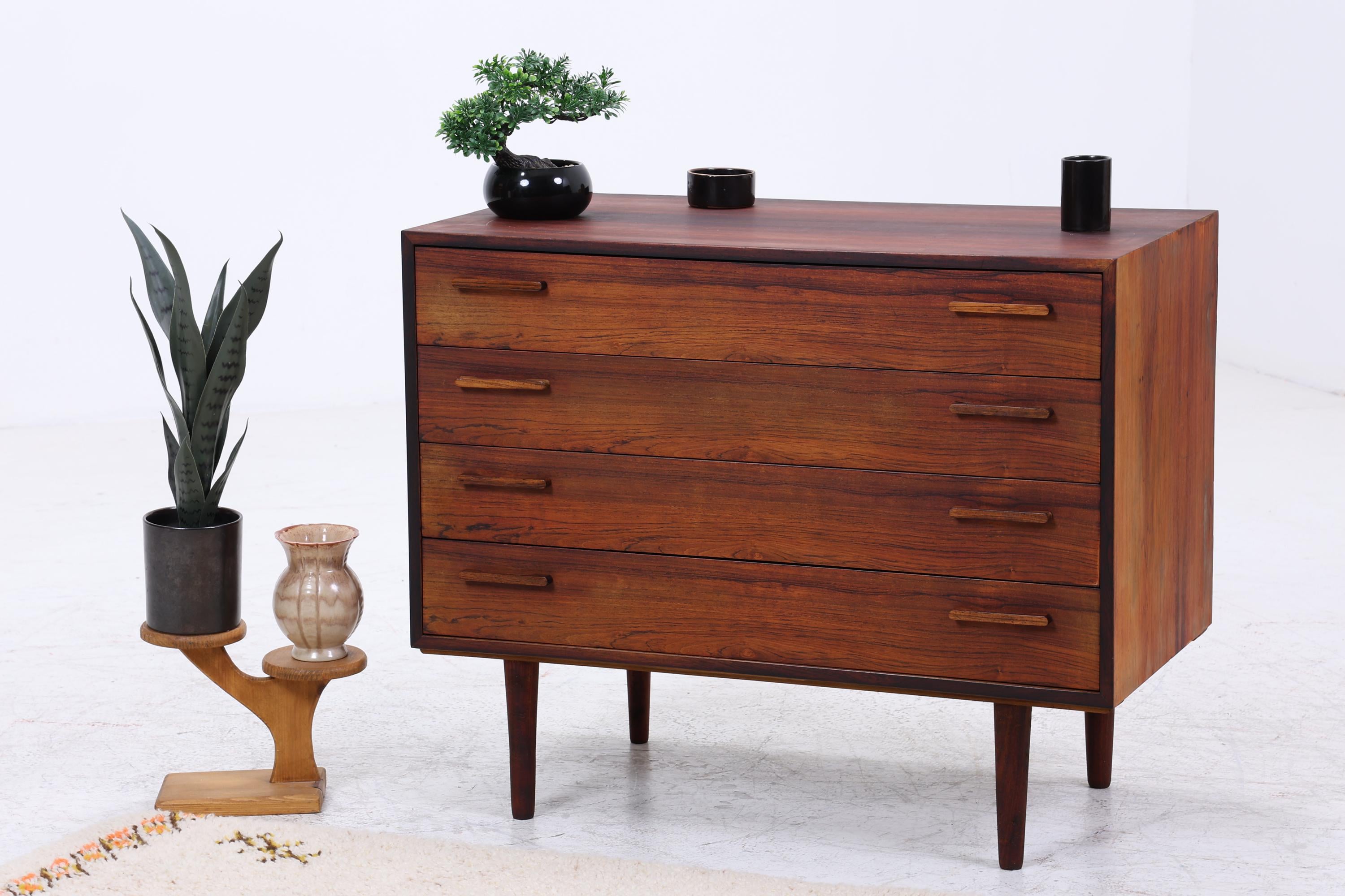Vintage Palisander Kommode von Kai Kristiansen | Mid-Century Schubladen Kommode