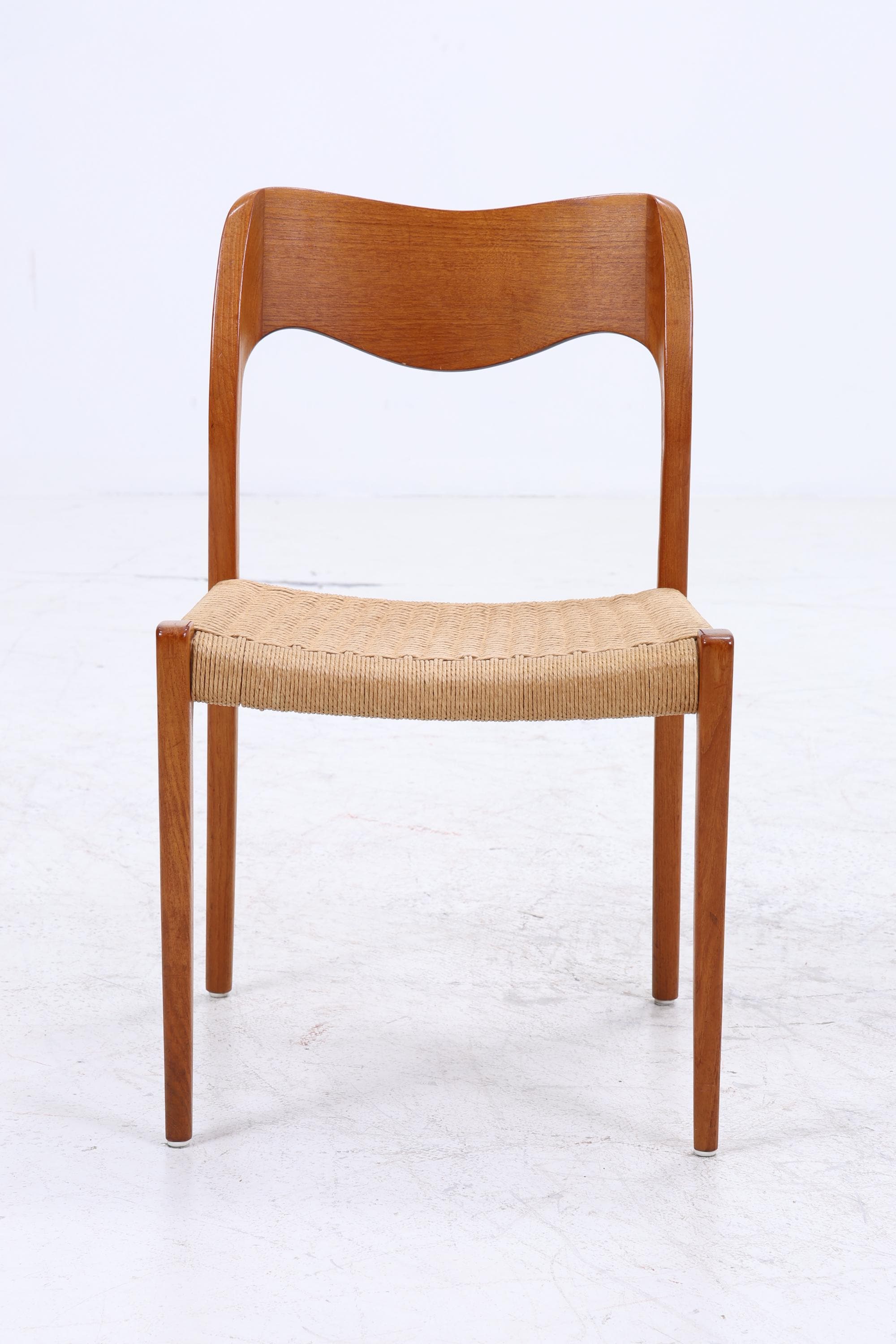 2er Set Teak Esszimmerstühle | Niels Otto Møller für JL Møllers | Dänisches Mid-Century Design
