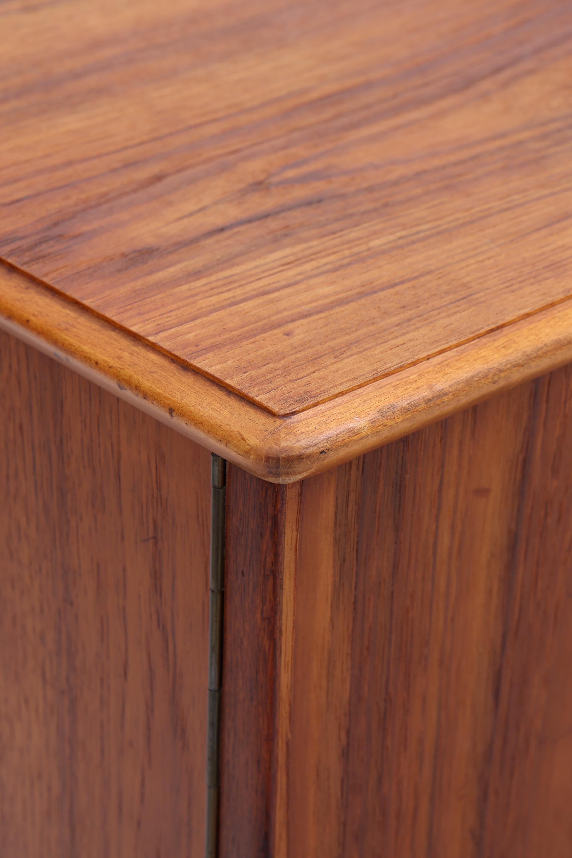 Vintage Sideboard 60er Jahre | Mid Century TV Board mit Schubladen & Fächern Retro Holz Aufbewahrung Anrichte