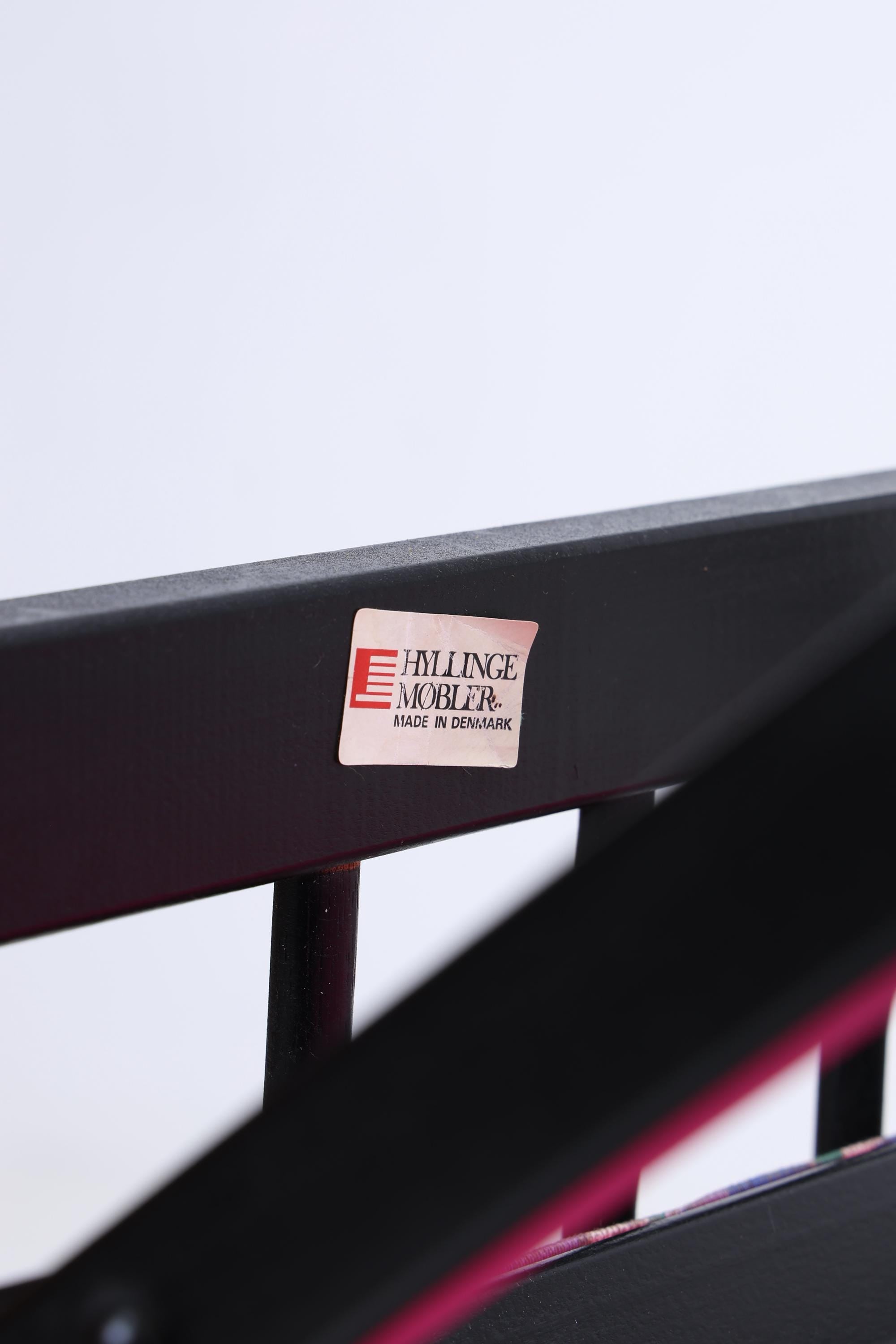 4er Set Vintage Regiestühle | E. Hyllinge Møbler | Dänisches Design | Klappfunktion