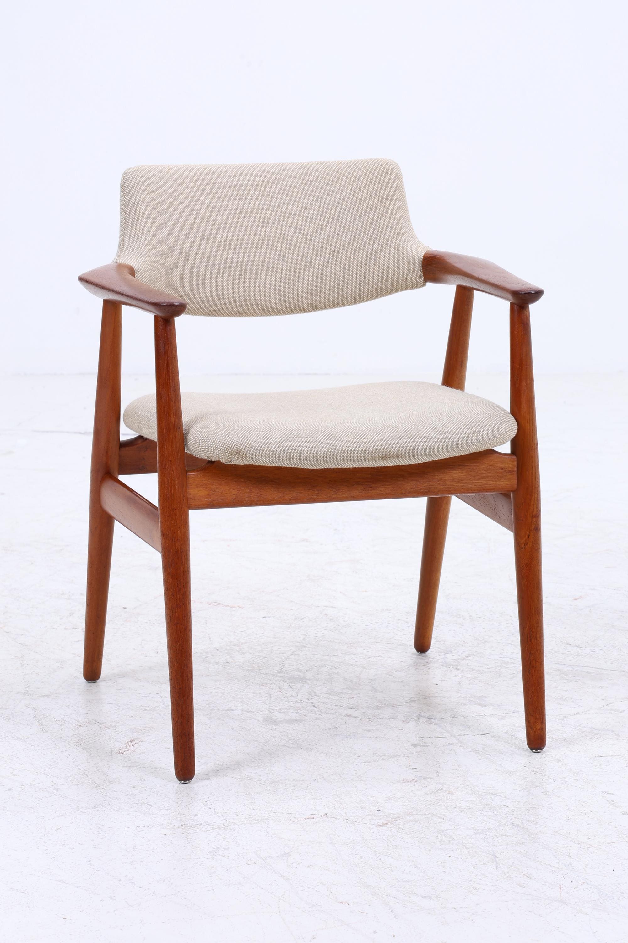 Teak Stuhl von Erik Kirkegaard für Glostrup | Mid Century Designklassiker | Vintage Stuhl | Retro Stuhl