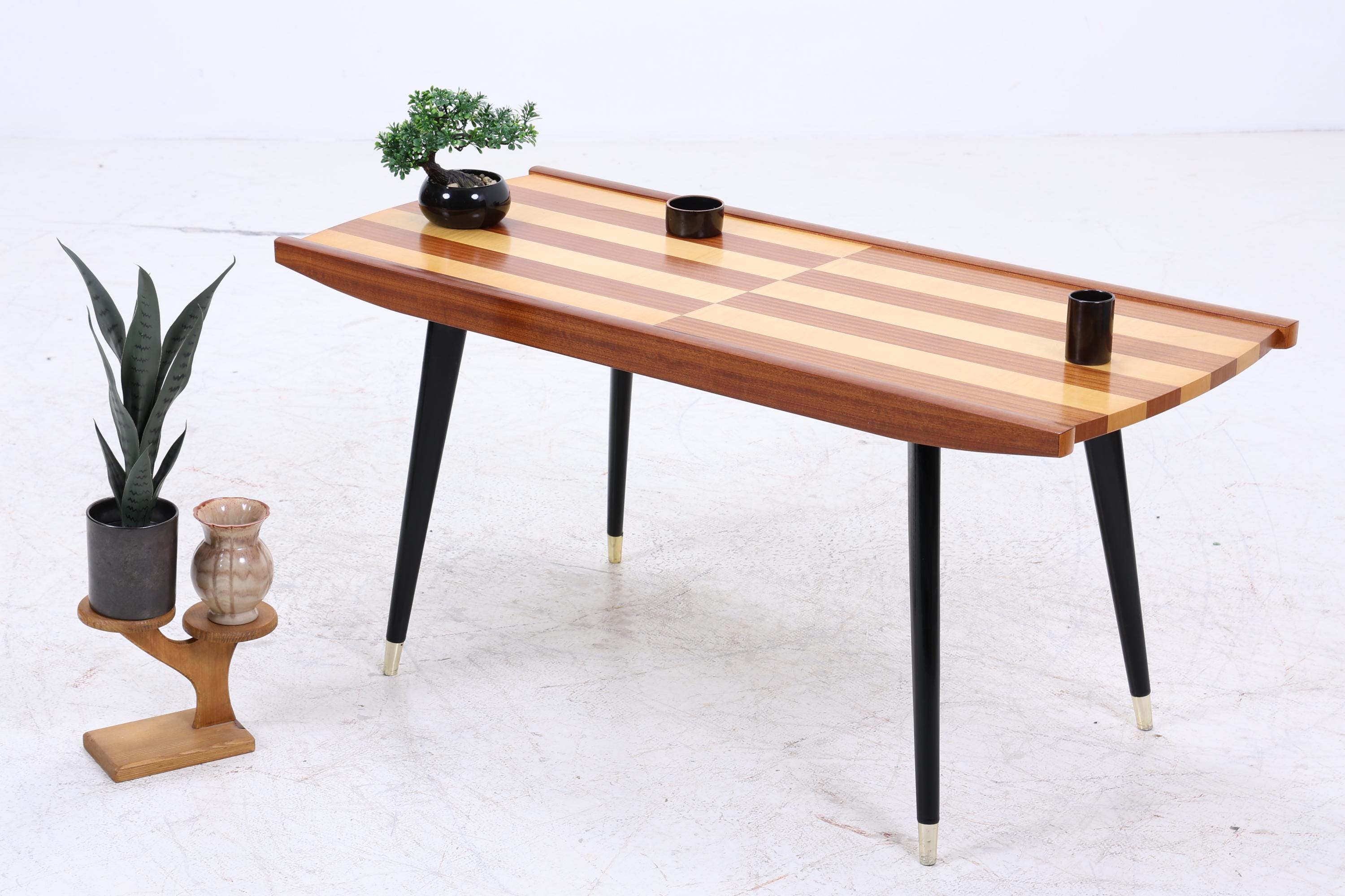 Vintage Couchtisch | Mid Century Beistelltisch 60er Jahre Wohnzimmer