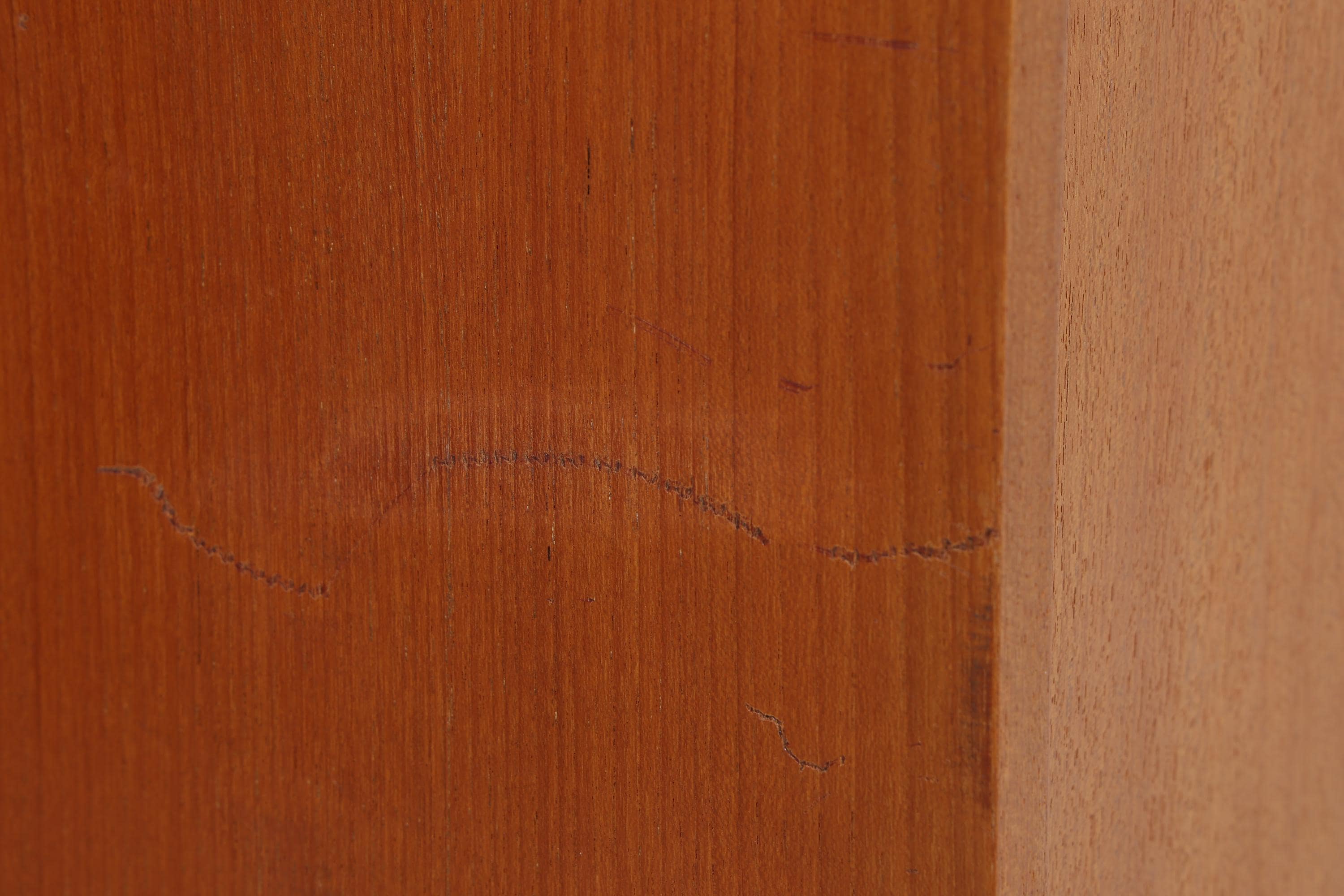 Vintage Vitrine aus den 60ern | Mid-Century Highboard mit Glas-Schiebetüren