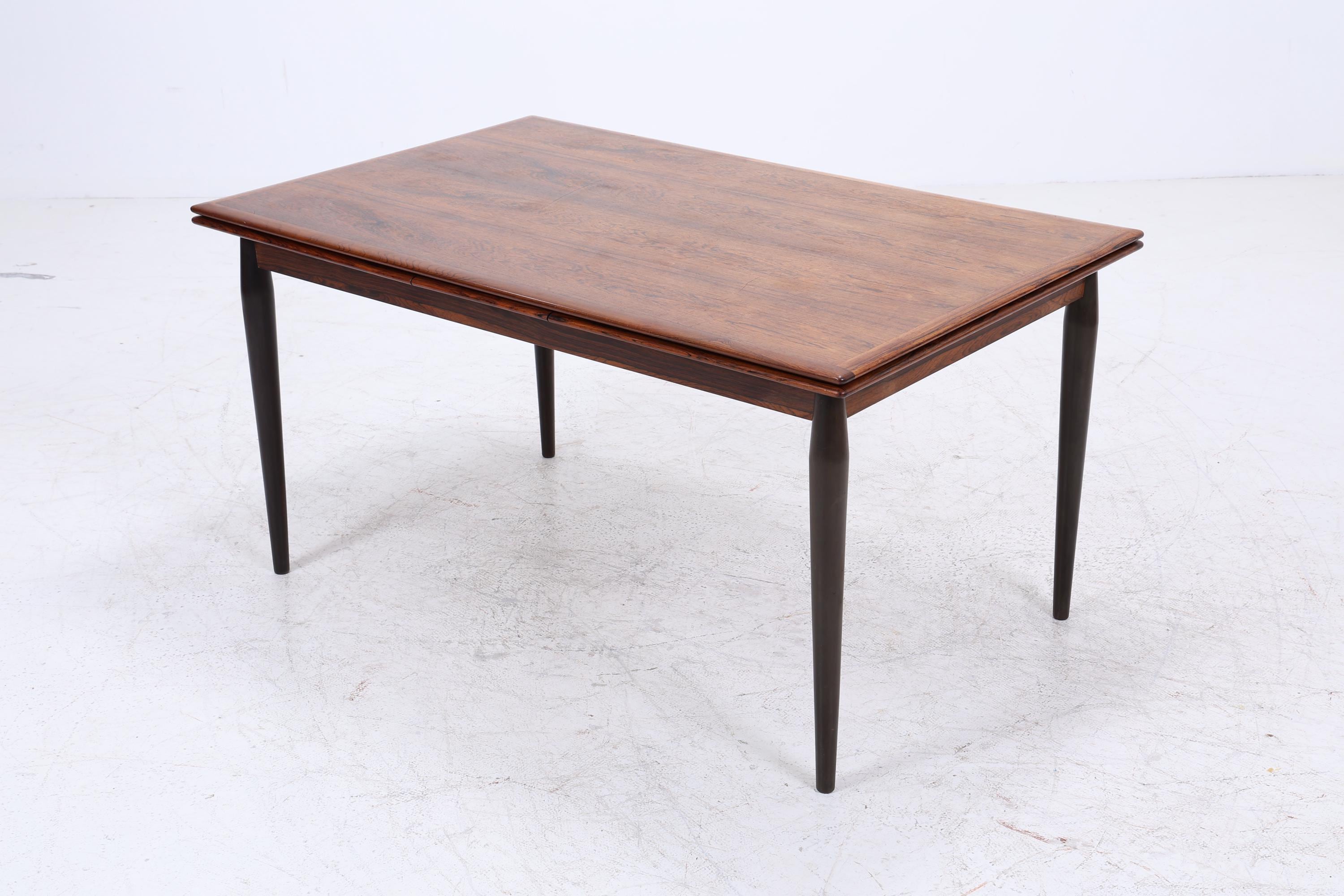 Vintage Palisander Esstisch | Ausziehbar | Mid Century Küchentisch