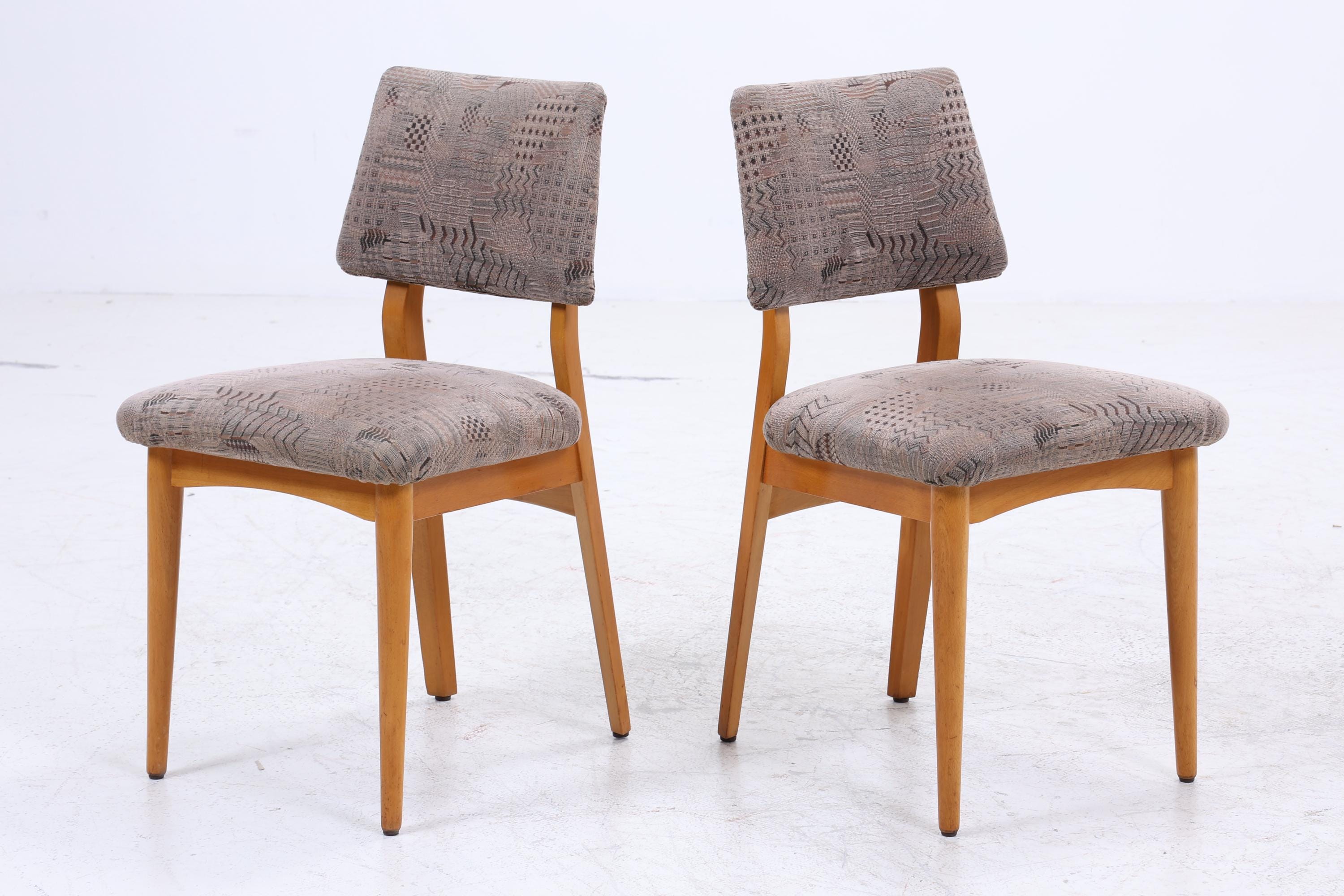 2er Set Stühle | Mid Century Esszimmerstühle | Vintage Stuhl | Retro Stuhl