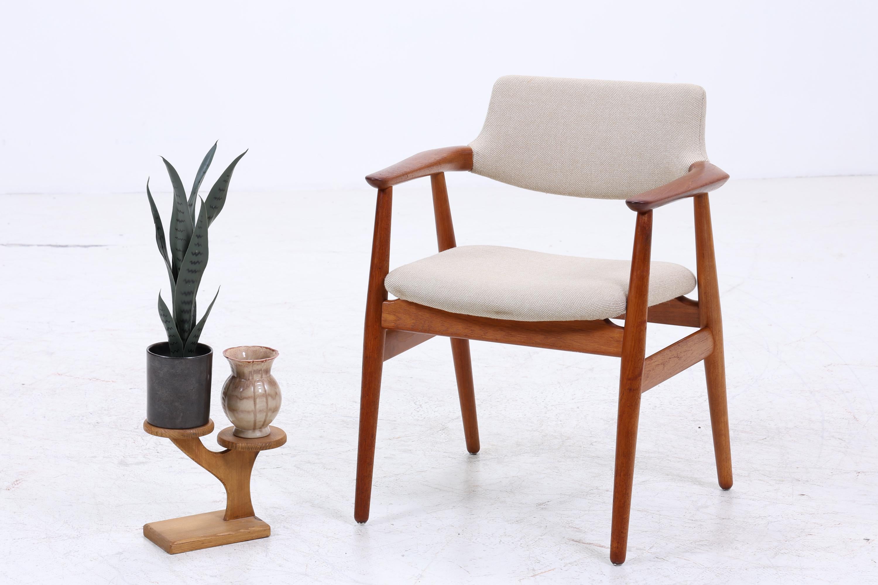 Teak Stuhl von Erik Kirkegaard für Glostrup | Mid Century Designklassiker | Vintage Stuhl | Retro Stuhl