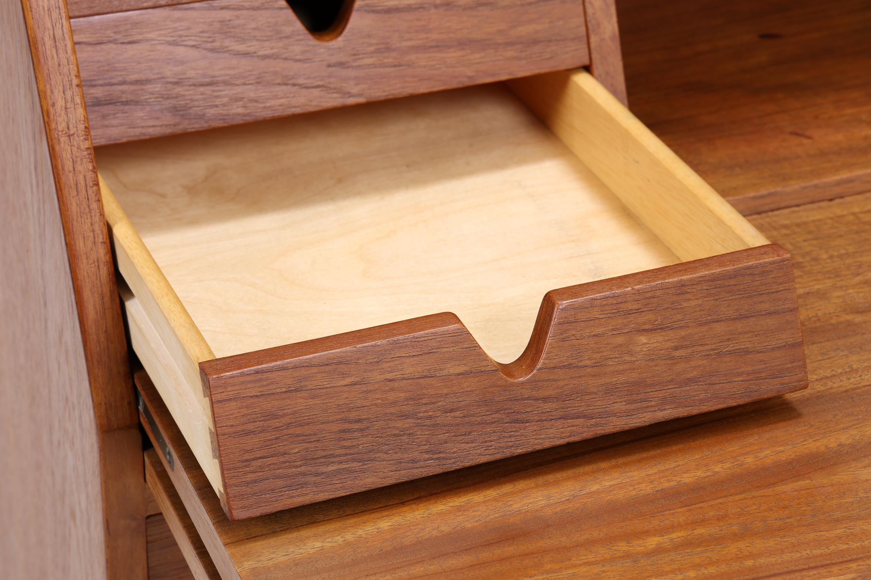 Vintage Teak Sekretär von Arne Wahl Iversen | Mid-Century Danish Design Schreibmöbel