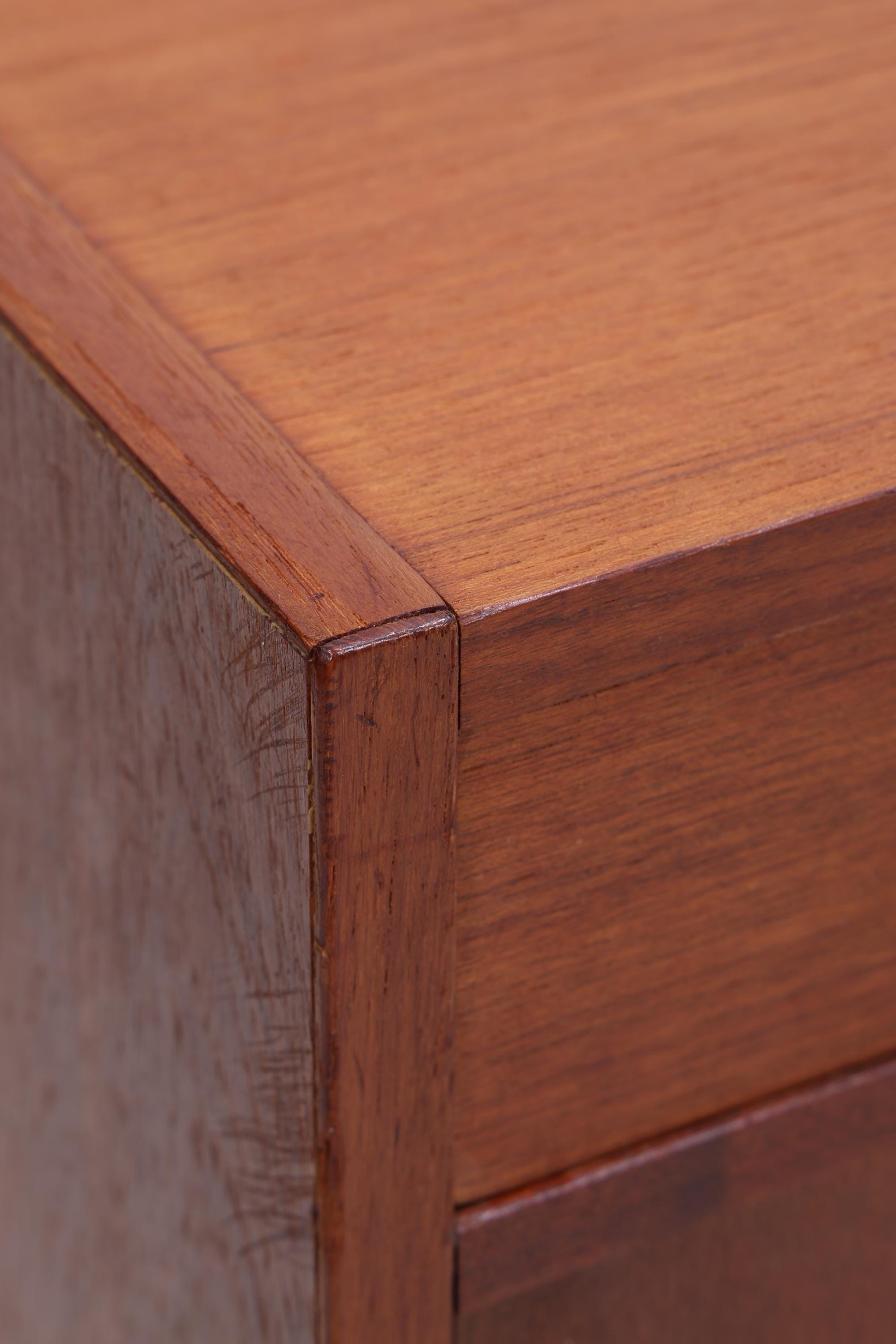 Vintage Teak Highboard 60er Jahre | Mid Century Sideboard Schrank Holz Aufbewahrung