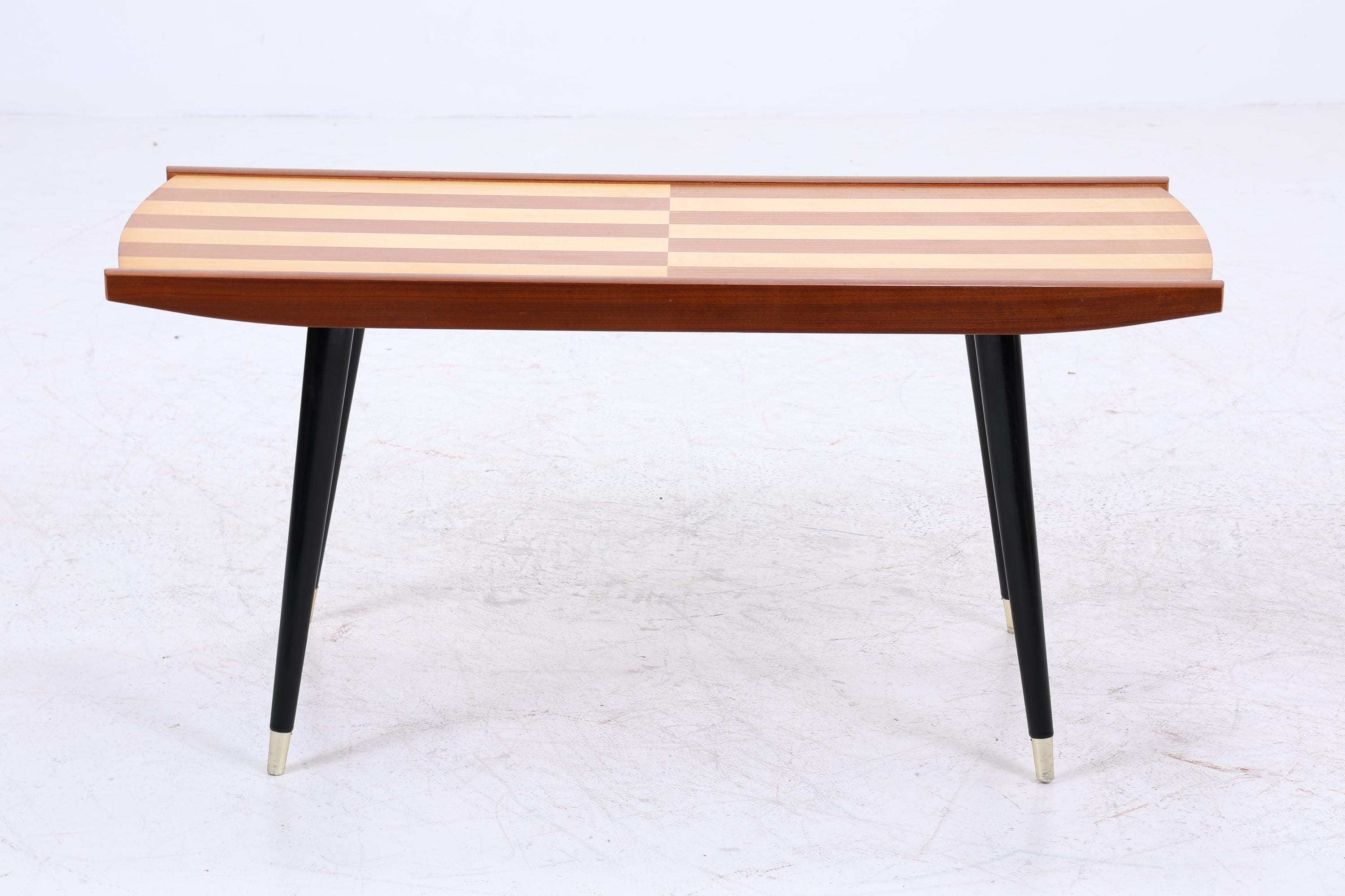 Vintage Couchtisch | Mid Century Beistelltisch 60er Jahre Wohnzimmer