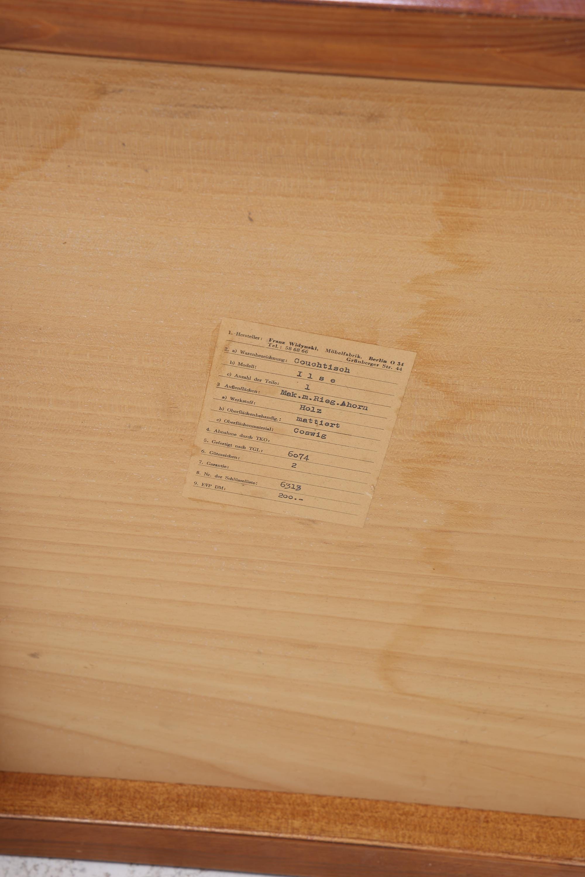 Vintage Couchtisch | Mid Century Beistelltisch 60er Jahre Wohnzimmer