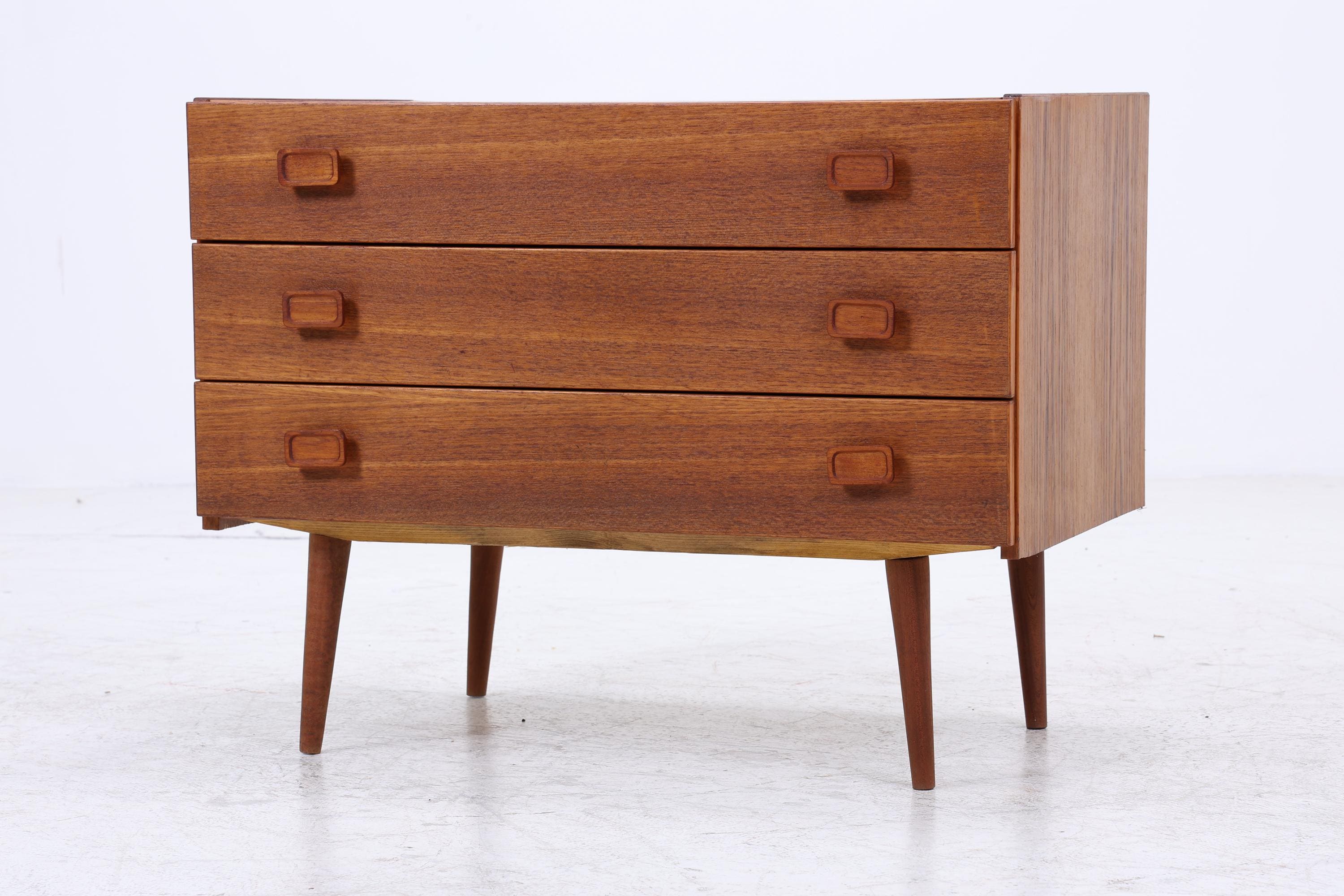 Vintage Teak Kommode | Mid-Century Schubladenkommode
