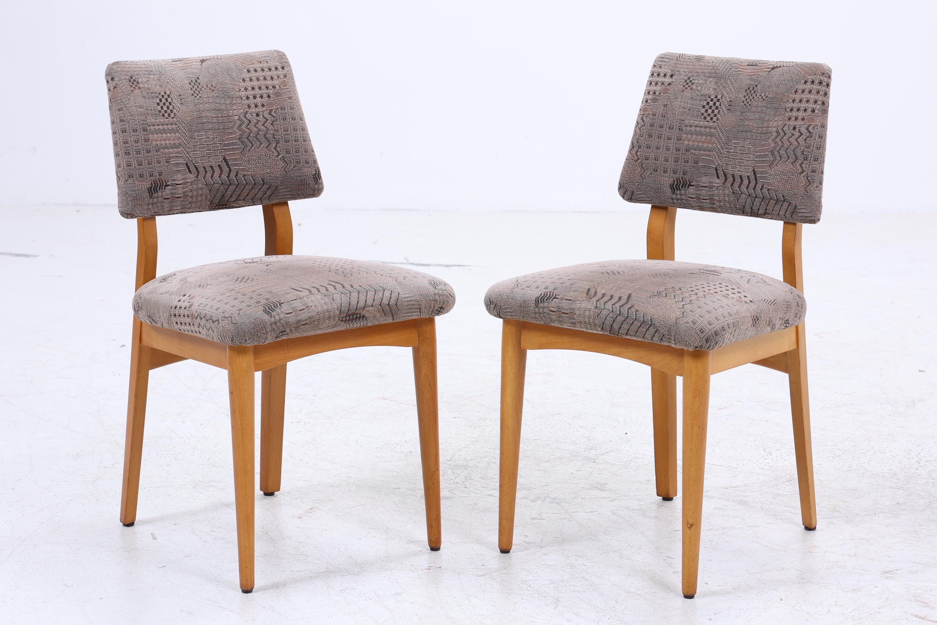 2er Set Stühle | Mid Century Esszimmerstühle | Vintage Stuhl | Retro Stuhl