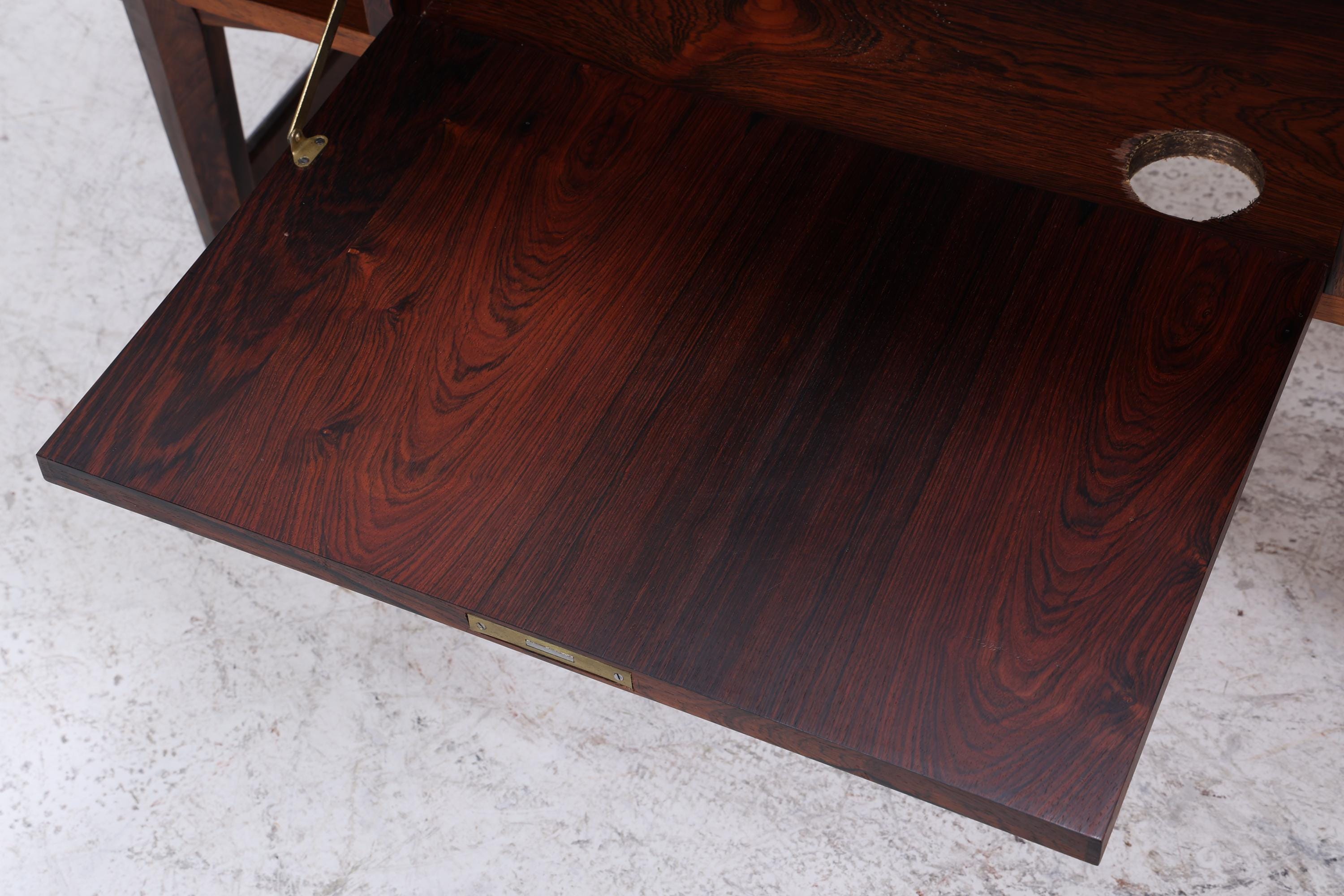 Vintage Palisander Schreibtisch 60er Jahre | Mid Century Danish Modern Desk