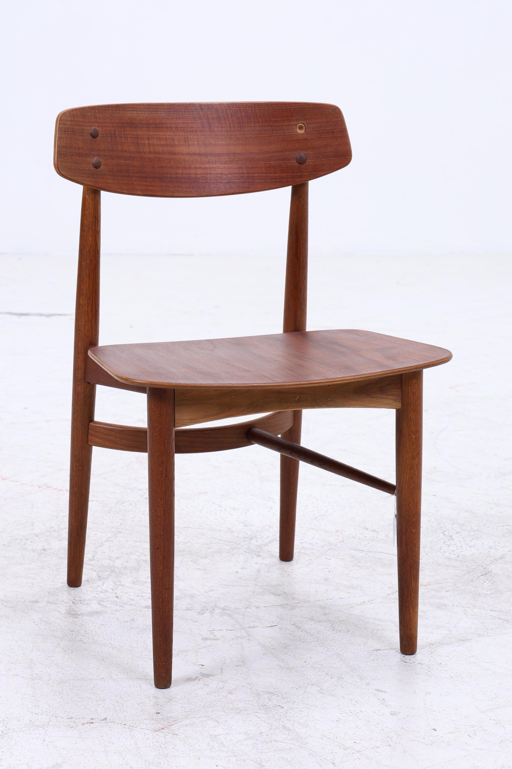Vintage Teak Stuhl 60er Jahre | Danish Design Mid Century Esszimmerstuhl