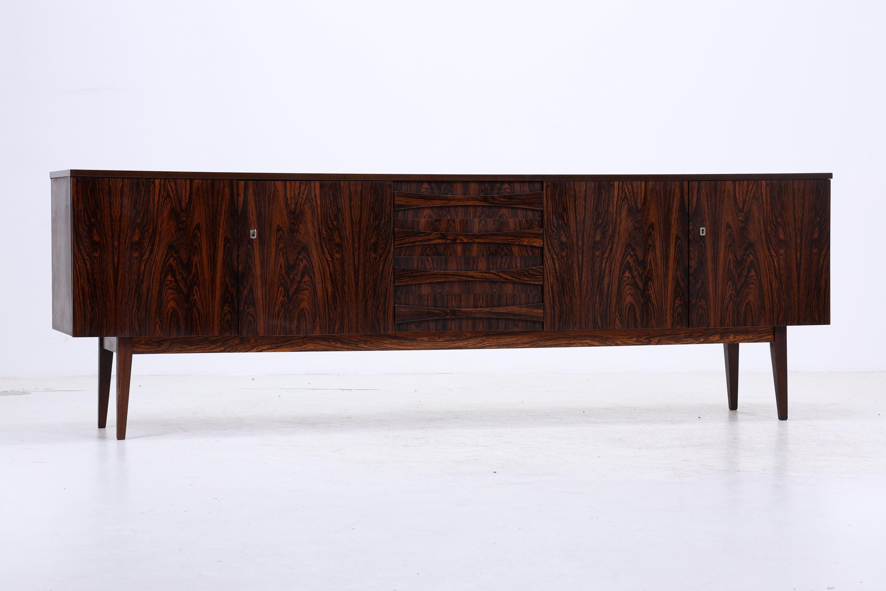 Vintage Palisander Sideboard | Mid Century Schrank 60er 70er Jahre