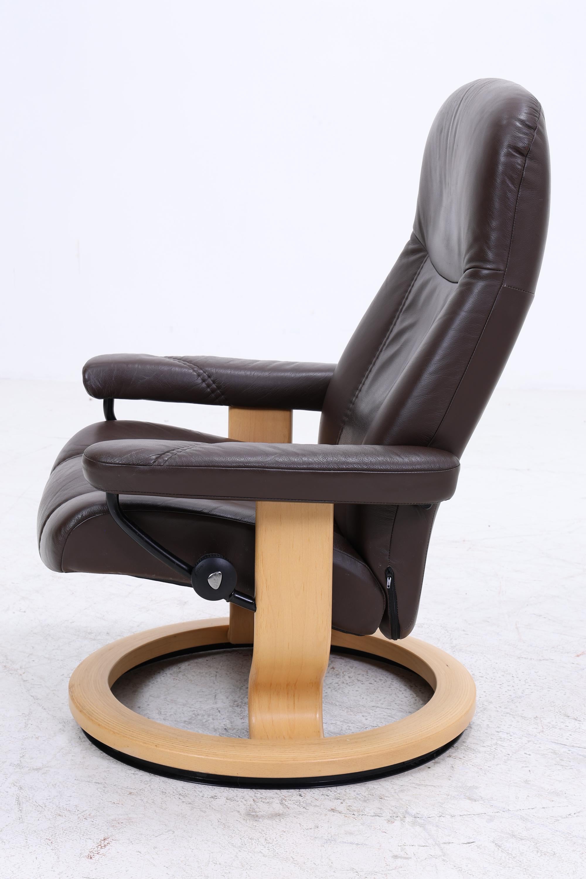 Stressless Relaxsessel Consul mit Hocker | Leder Sessel Relaxfunktion