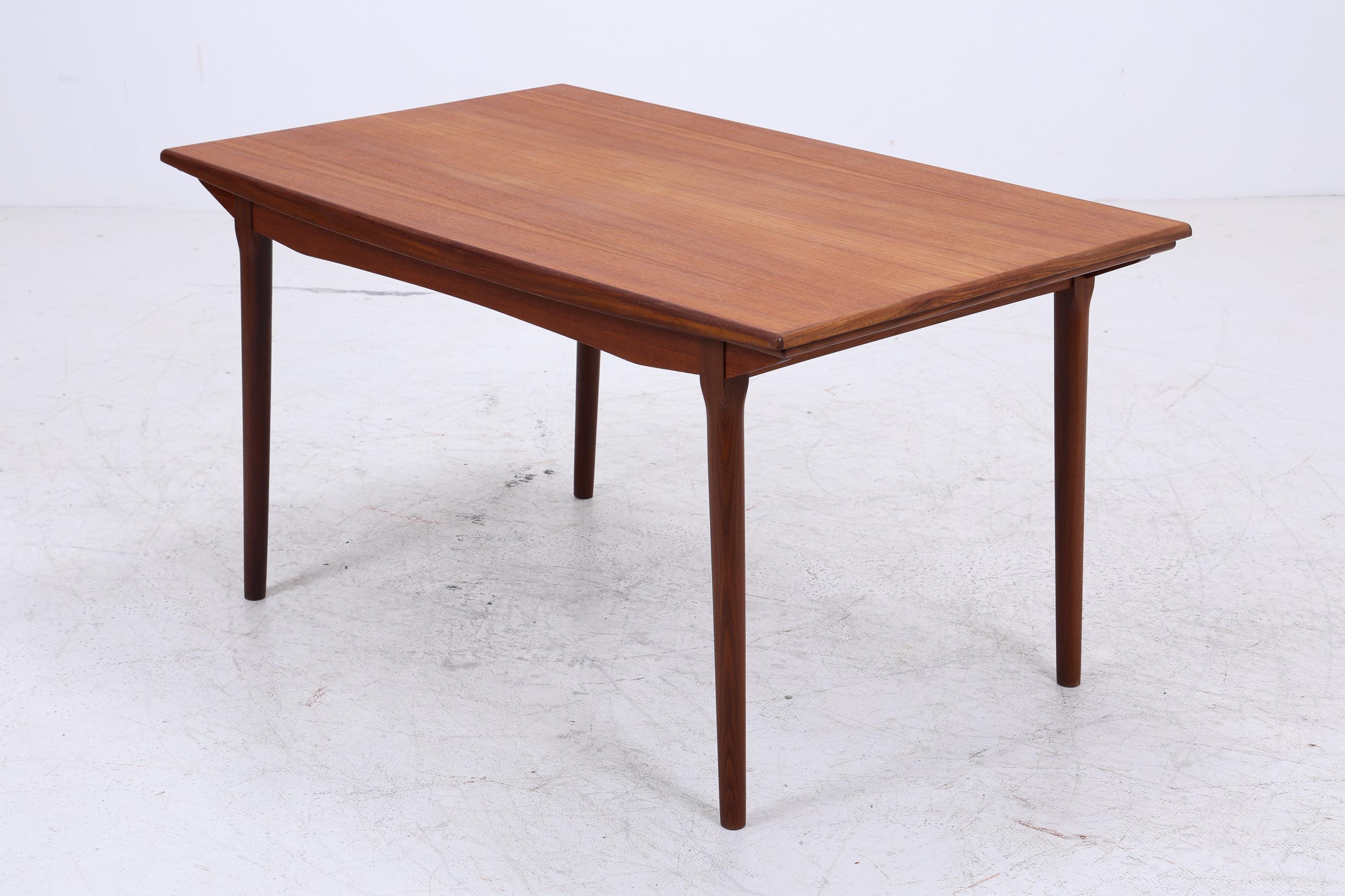 Vintage Teak Esstisch | Danish Design ausziehbar Mid Century Küchentisch 60er Jahre