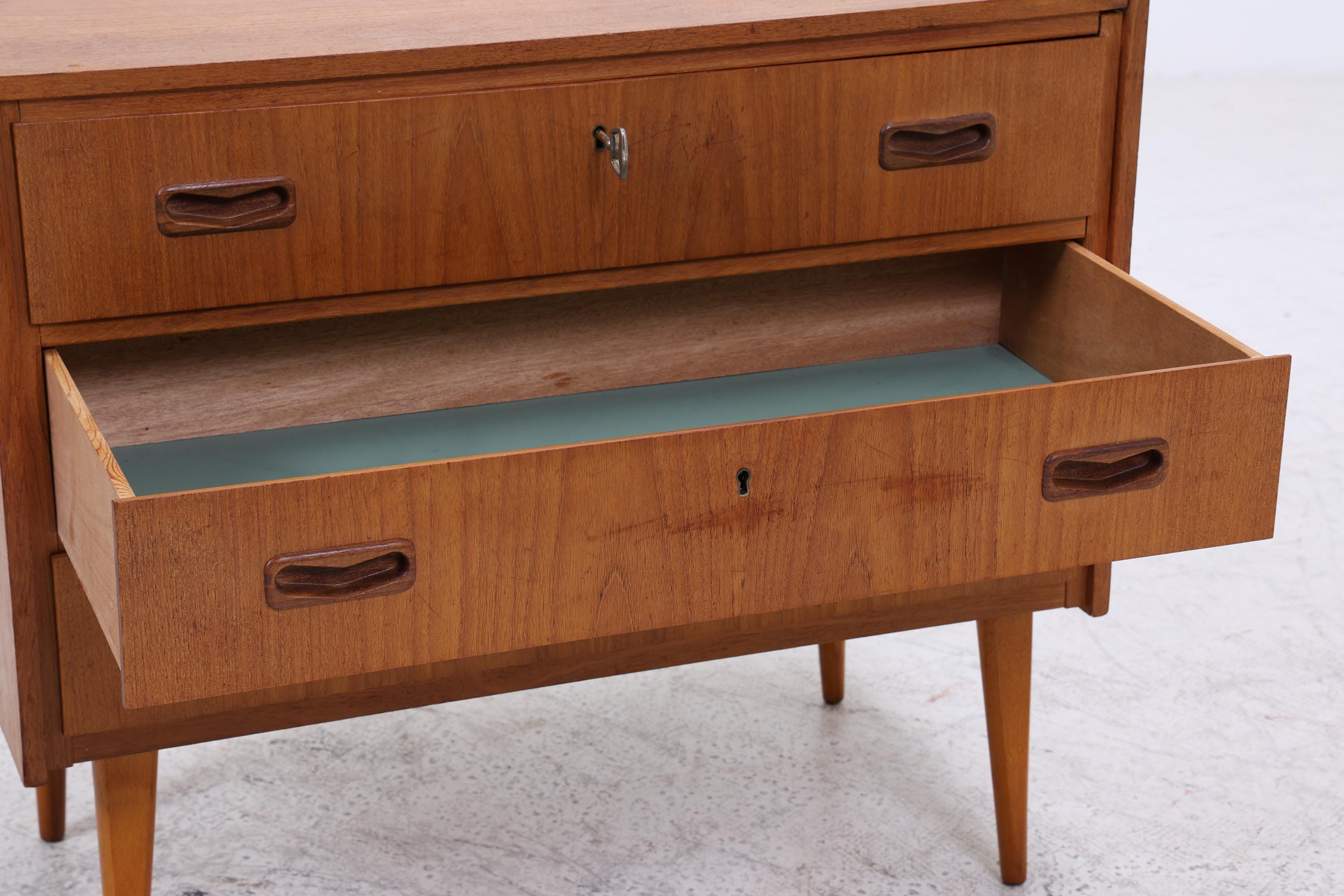 Vintage Teak Kommode | Mid-Century Schubladenkommode