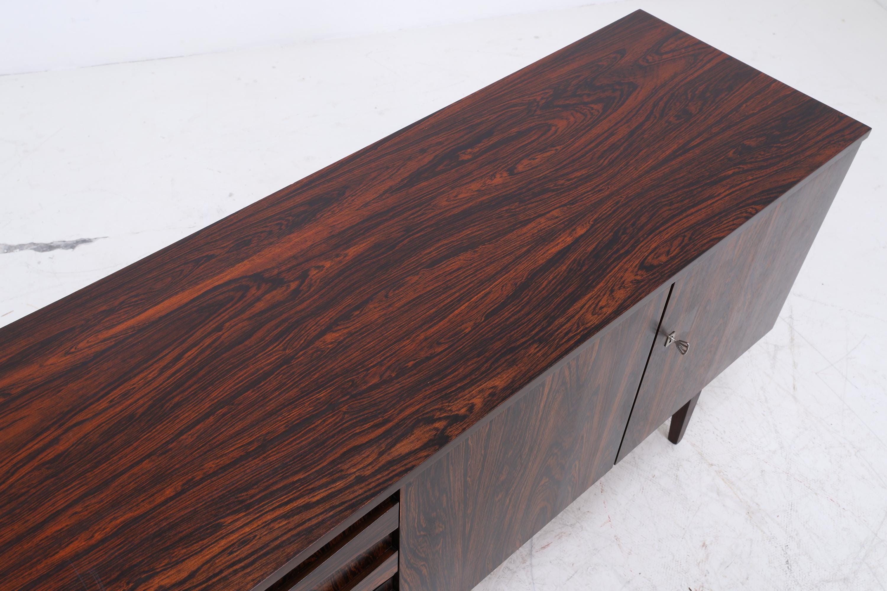 Vintage Palisander Sideboard | Mid Century Schrank 60er 70er Jahre