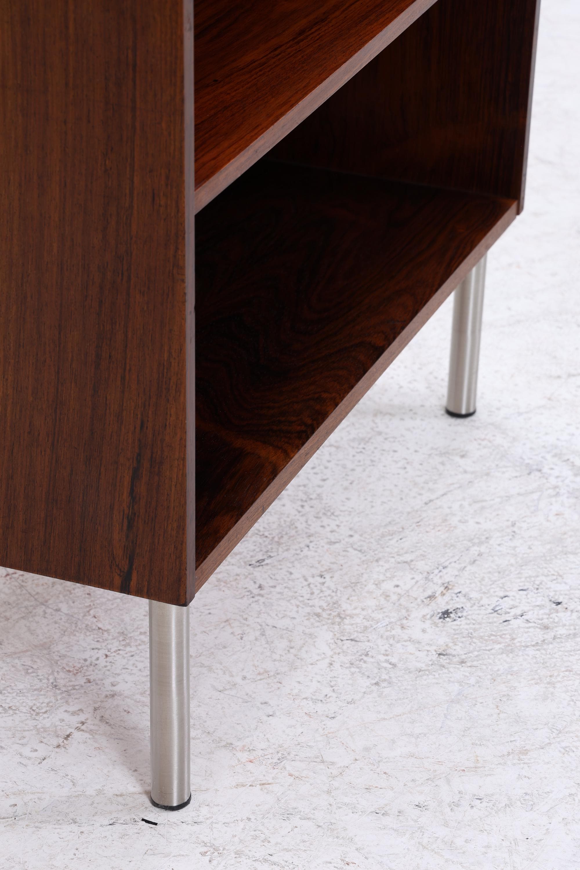 Vintage Palisander Bücherregal | Mid Century Regal | 60er Retro Holz Aufbewahrung