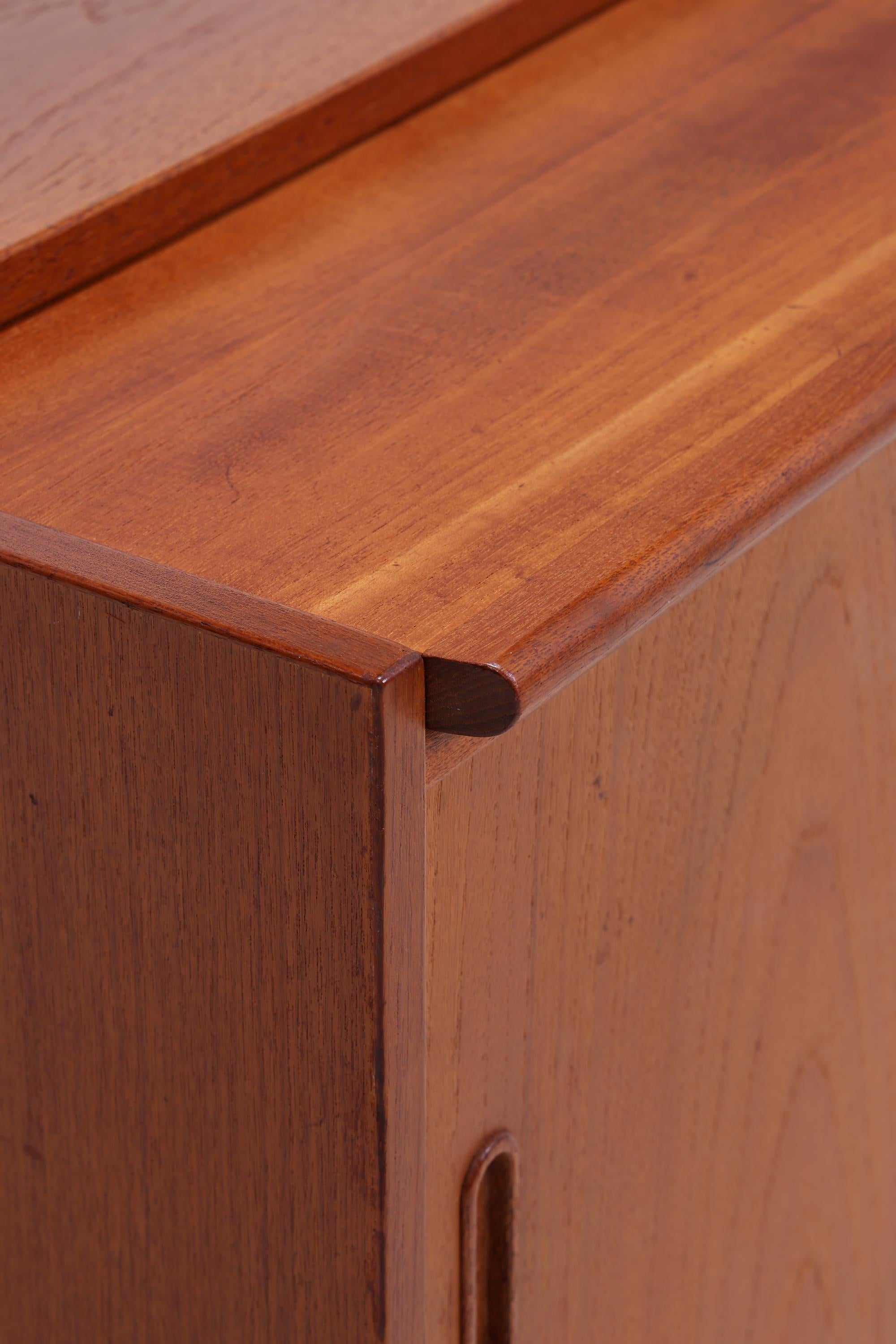 Vintage Teak Bücherregal | Mid Century Regal | 60er Retro Holz Aufbewahrung