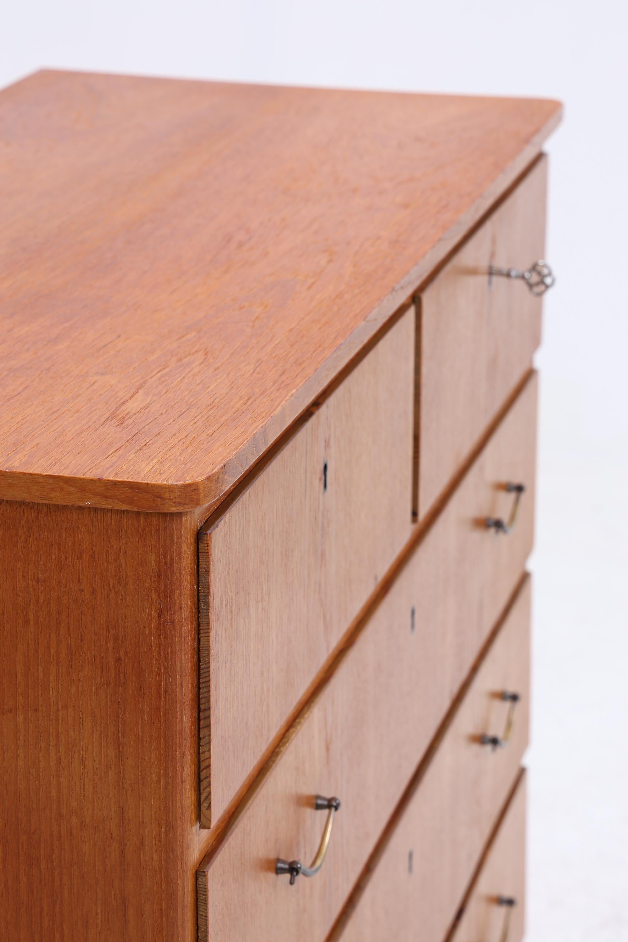 Vintage Teak Kommode | Mid Century Schubladen Schrank Holz Aufbewahrung 60er 70er