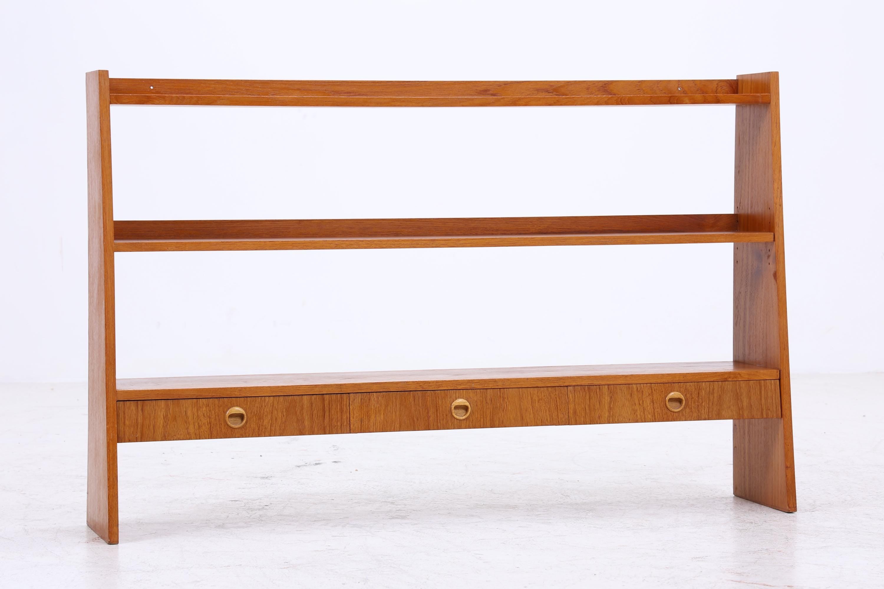 Vintage Teak Bücherregal | Mid Century Regal | Danish Design 60er