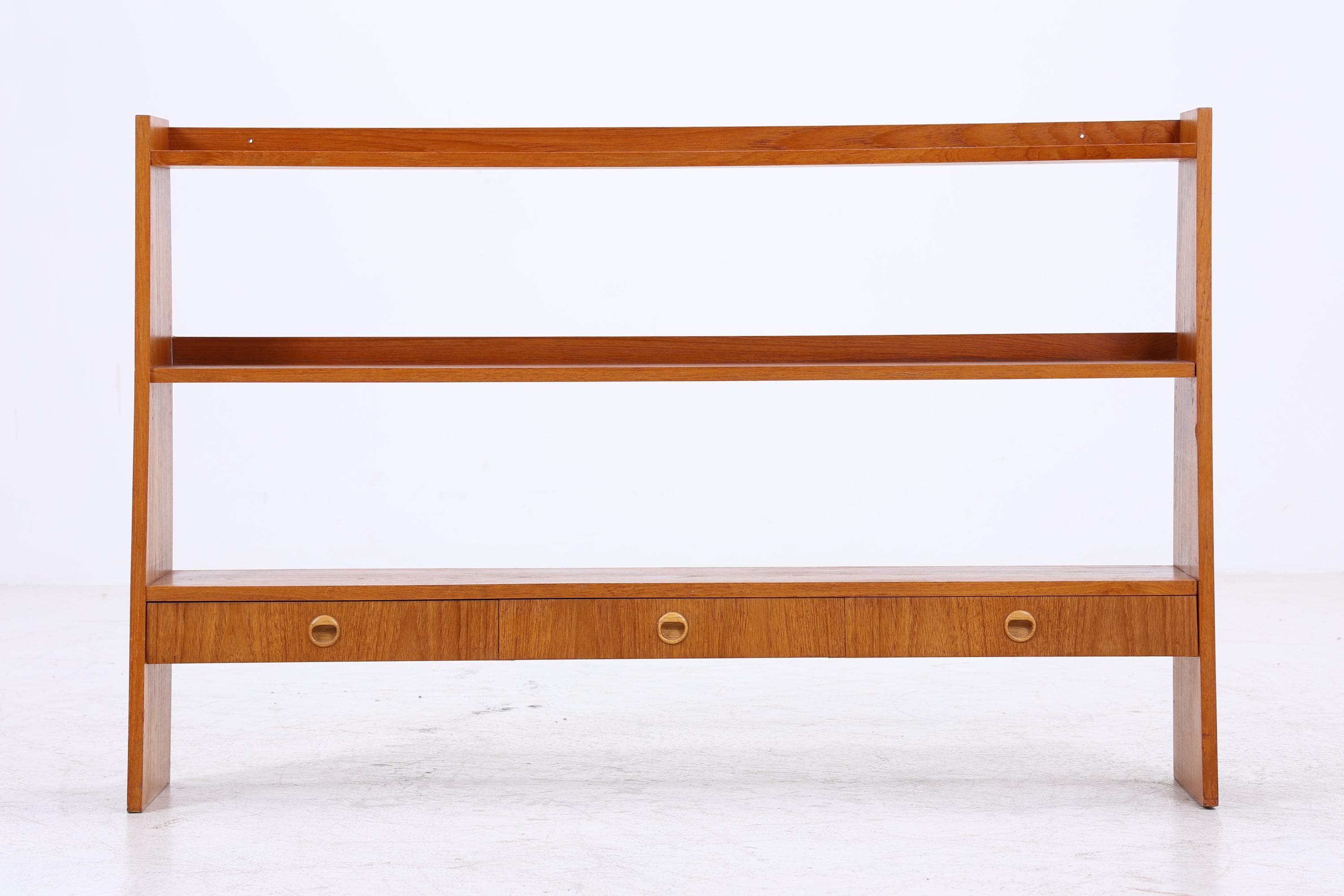 Vintage Teak Bücherregal | Mid Century Regal | Danish Design 60er
