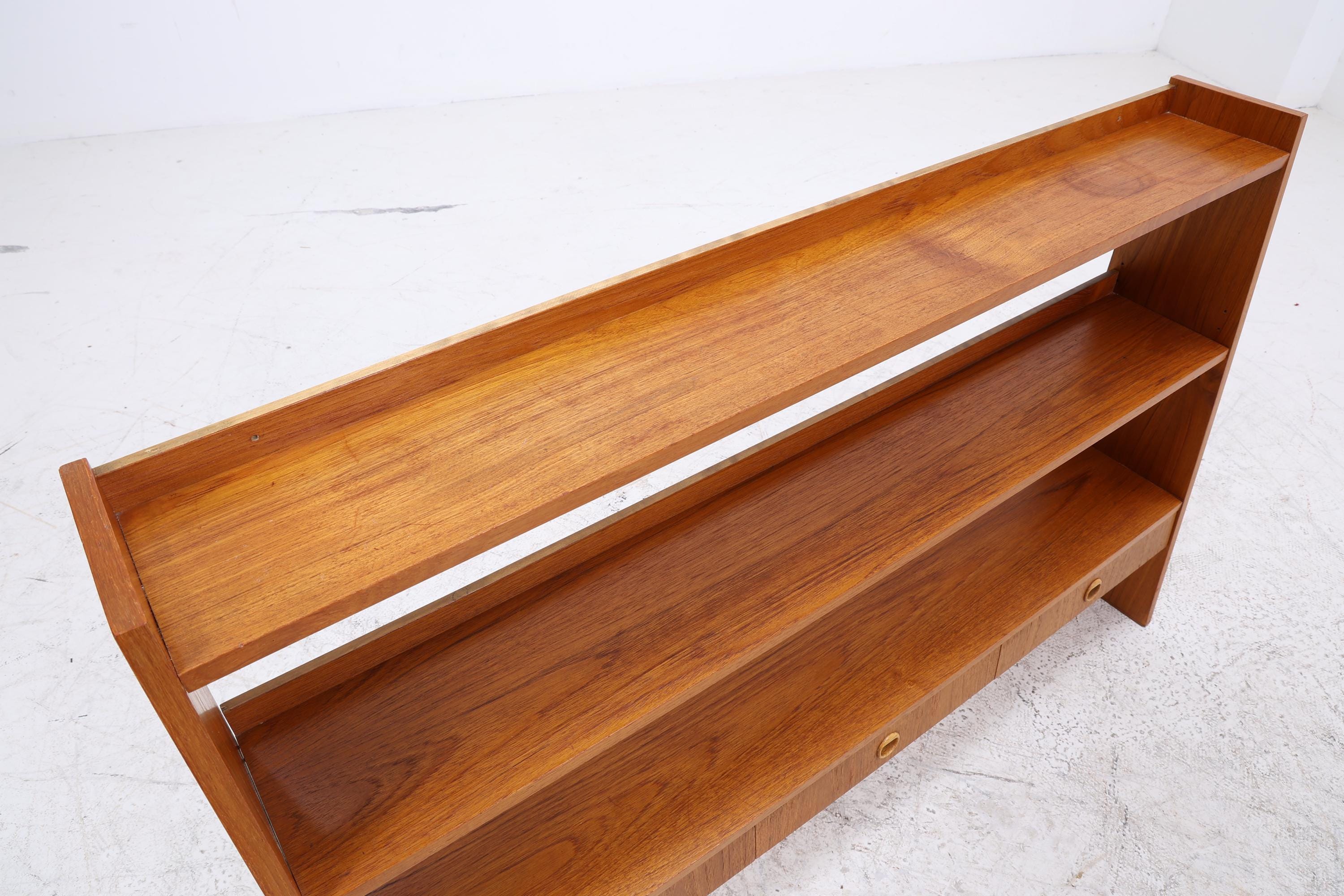 Vintage Teak Bücherregal | Mid Century Regal | Danish Design 60er