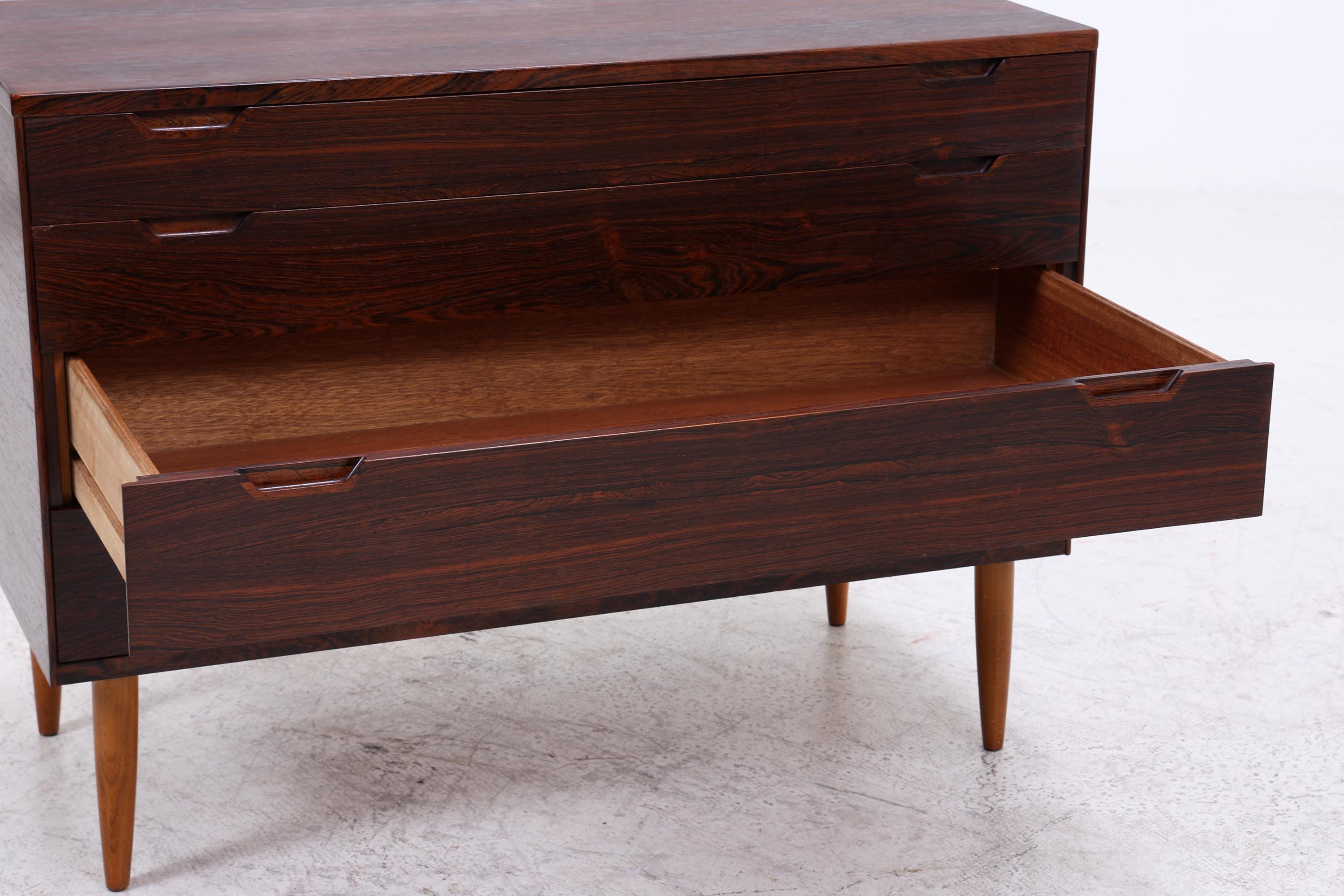 Vintage Palisander Kommode | Mid-Century Schubladen Kommode