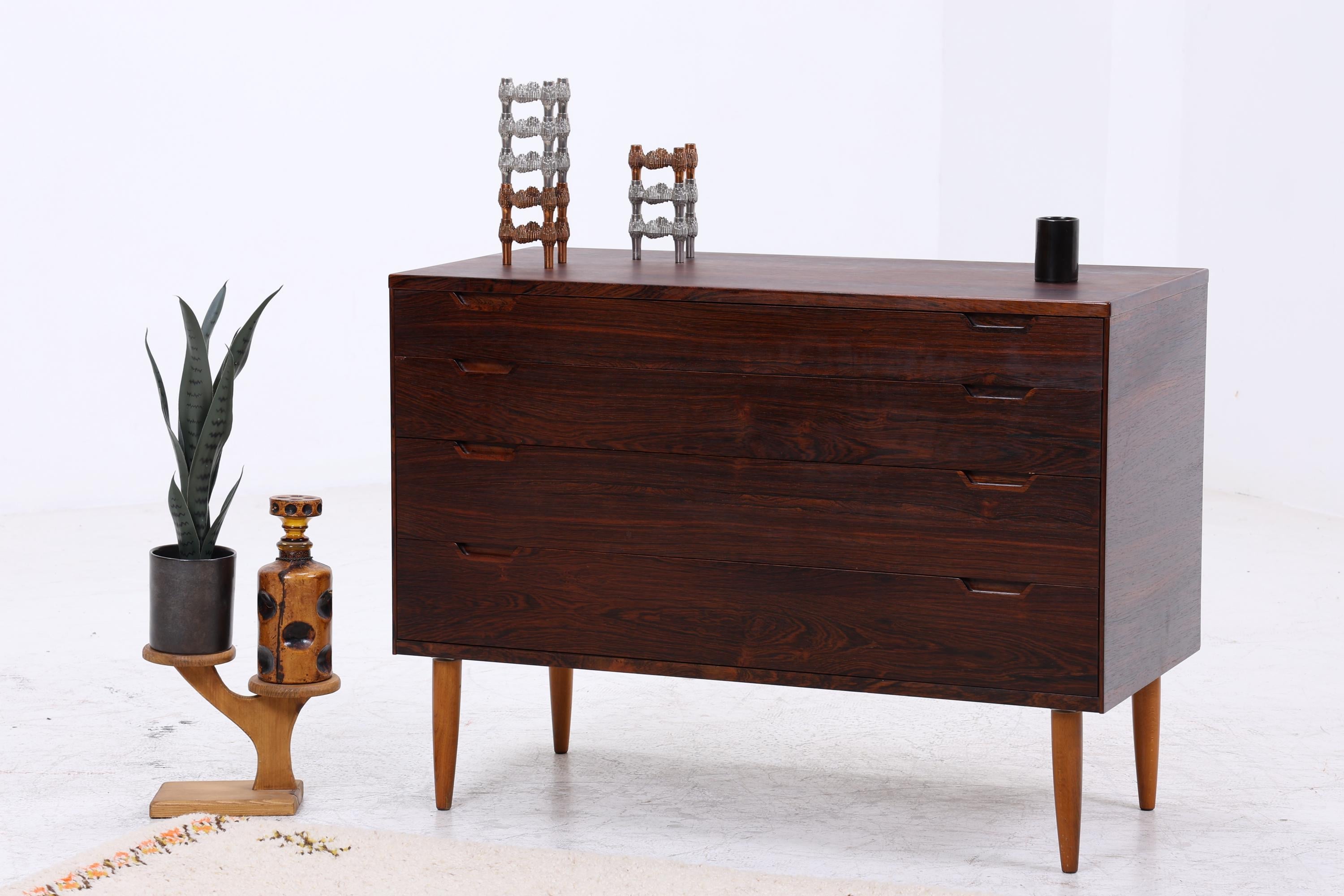 Vintage Palisander Kommode | Mid-Century Schubladen Kommode