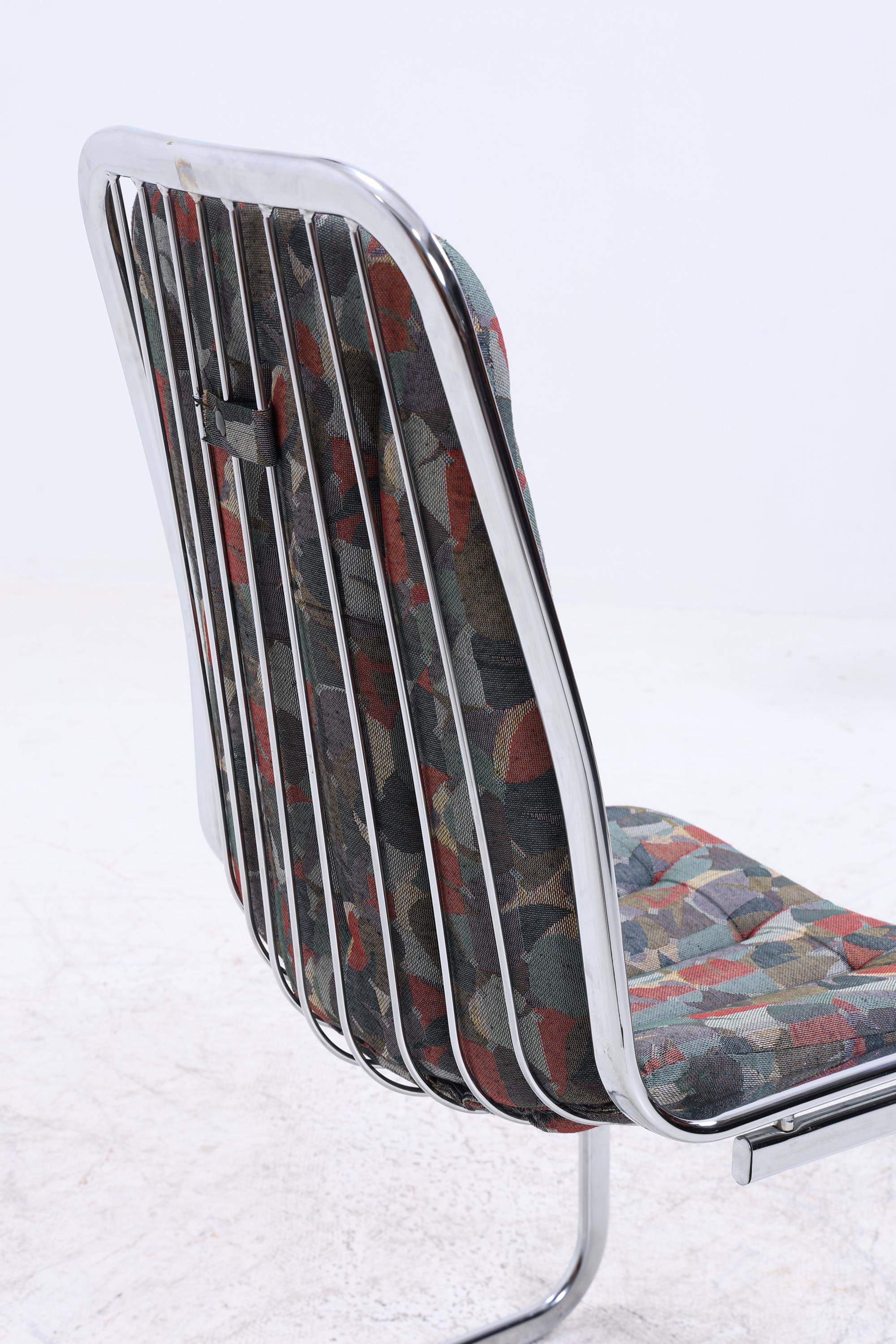 2er Set Freischwinger von GASTONE RINALDI | Mid Century Designklassiker | Vintage Stuhl | Retro Stuhl