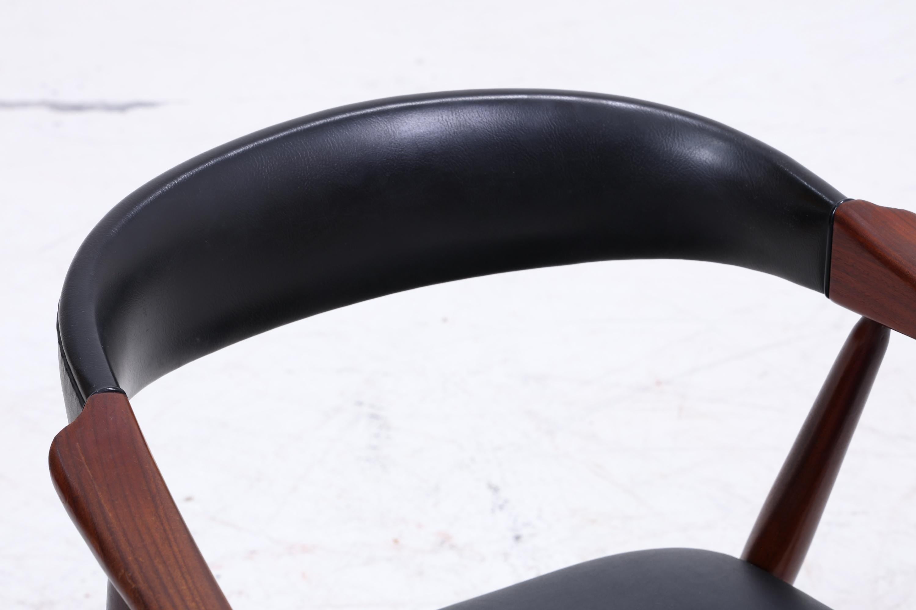 Vintage Teak Stuhl von Th. Harlev für Farstrup Møbler | Danish Design Mid Century Esszimmerstuhl