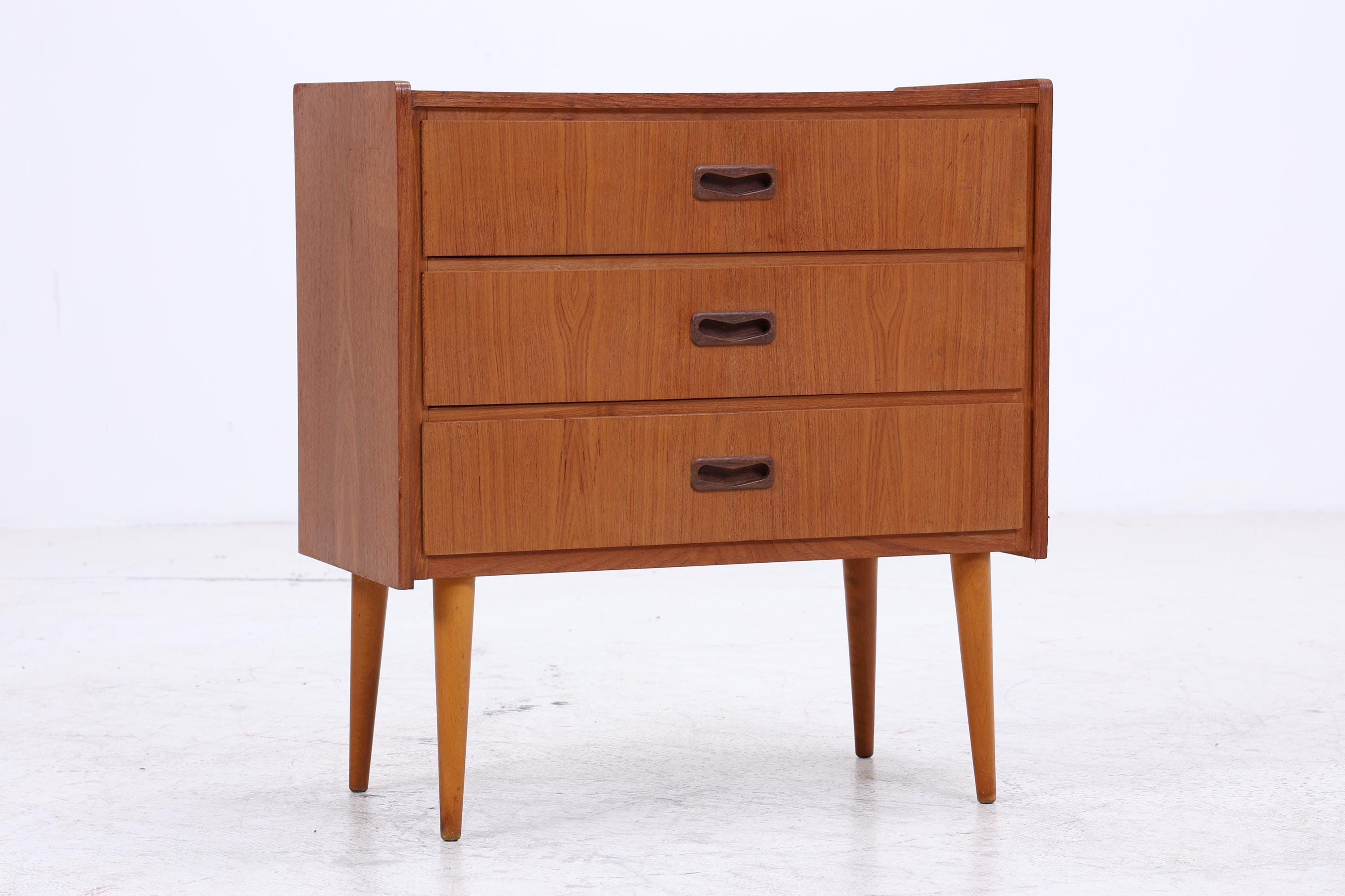Vintage Teak Kommode | Mid-Century Schubladenkommode
