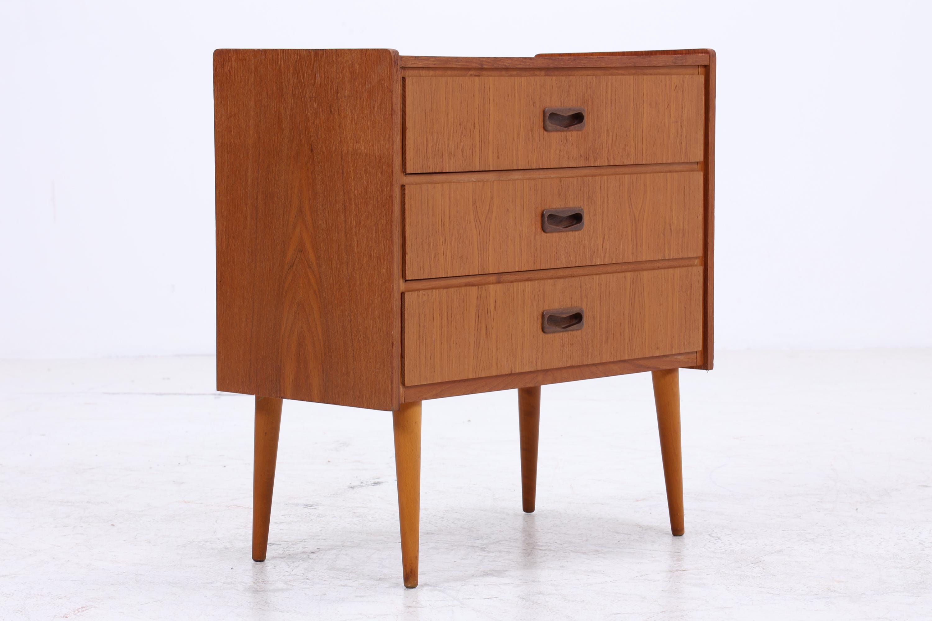 Vintage Teak Kommode | Mid-Century Schubladenkommode