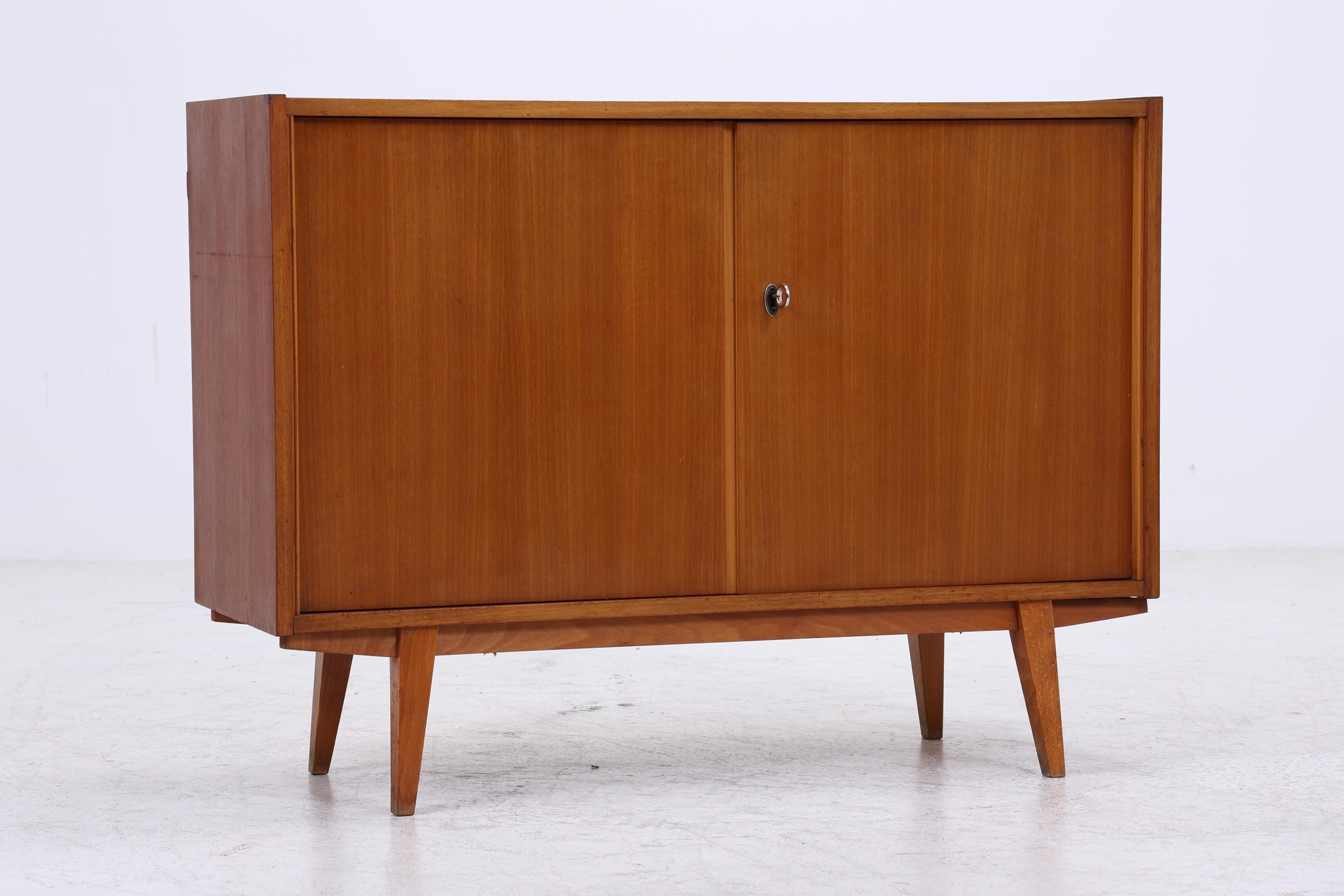 Vintage Kommode 60er | Mid Century Schrank | Retro Holz Aufbewahrung