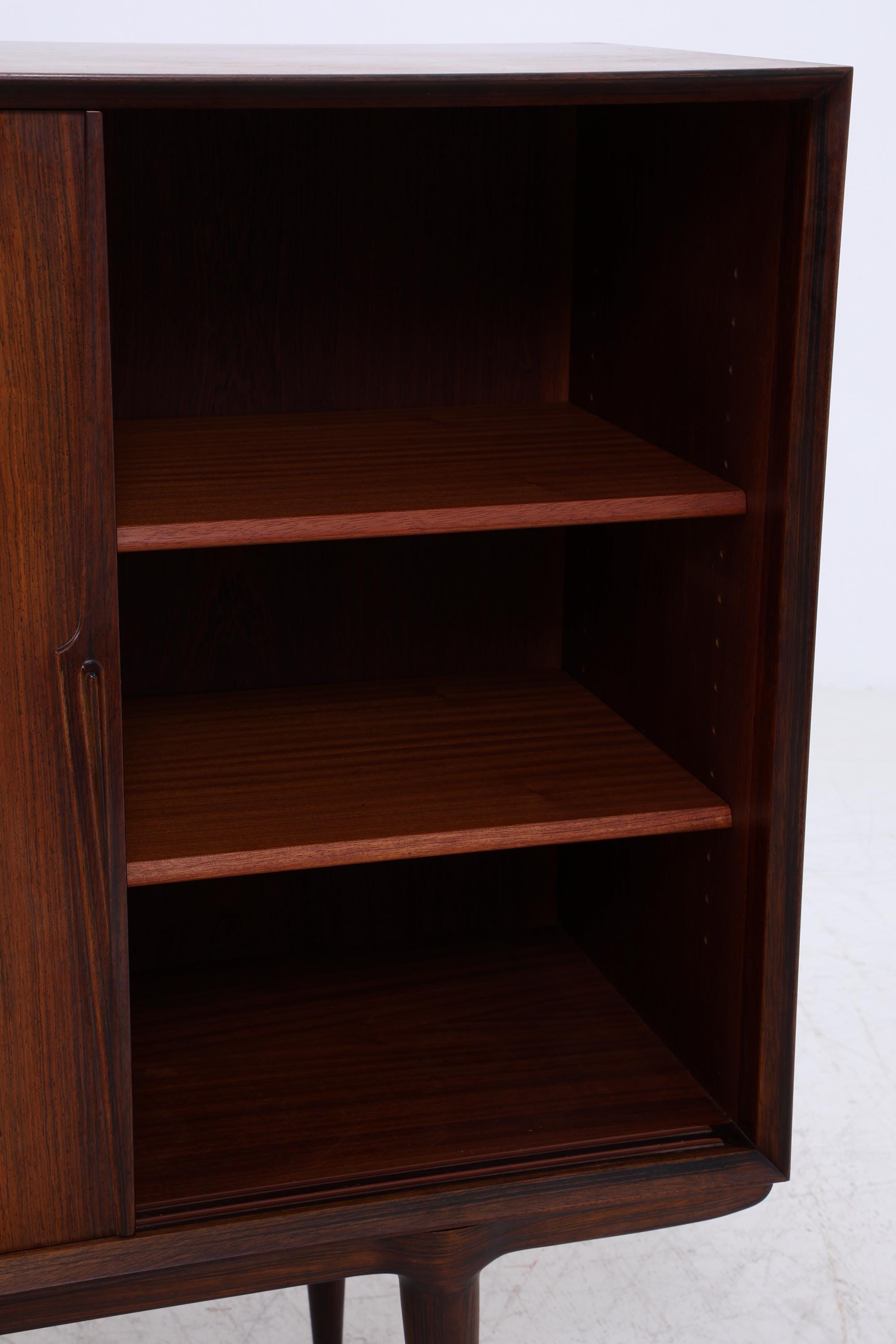 Vintage Palisander Highboard von Omann Jun | Mid Century Sideboard Schubladen Schrank Holz Aufbewahrung