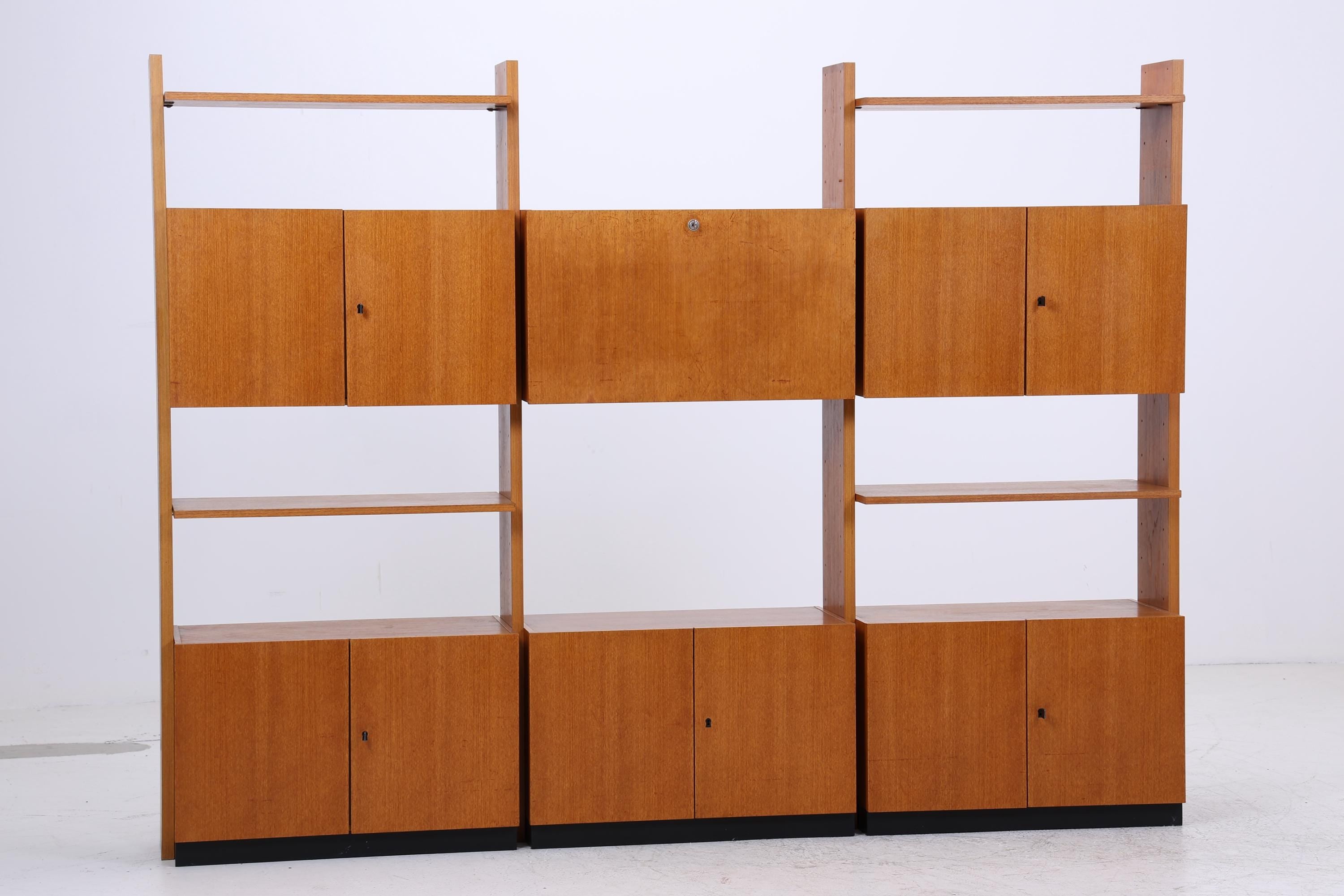 Vintage Wohnwand | Musterring Systemmöbel modular Mid Century Regal Schrankwand 60er Jahre