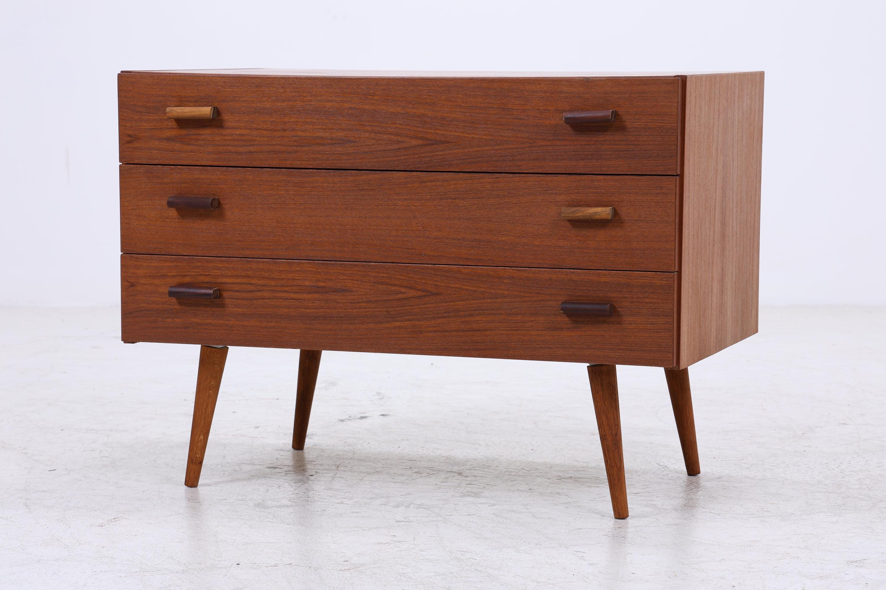 Vintage Teak Kommode | Mid-Century Schubladenkommode